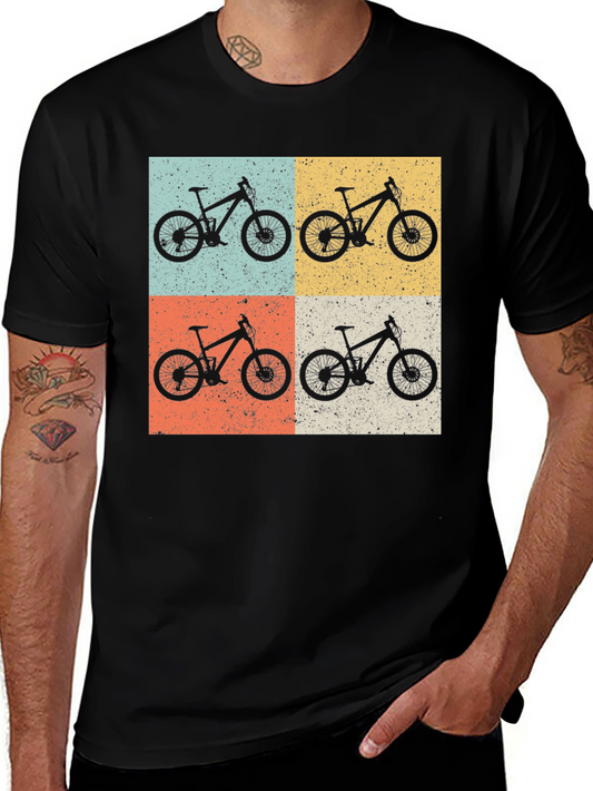 Retro Mountain Bike Graphic T-Shirt