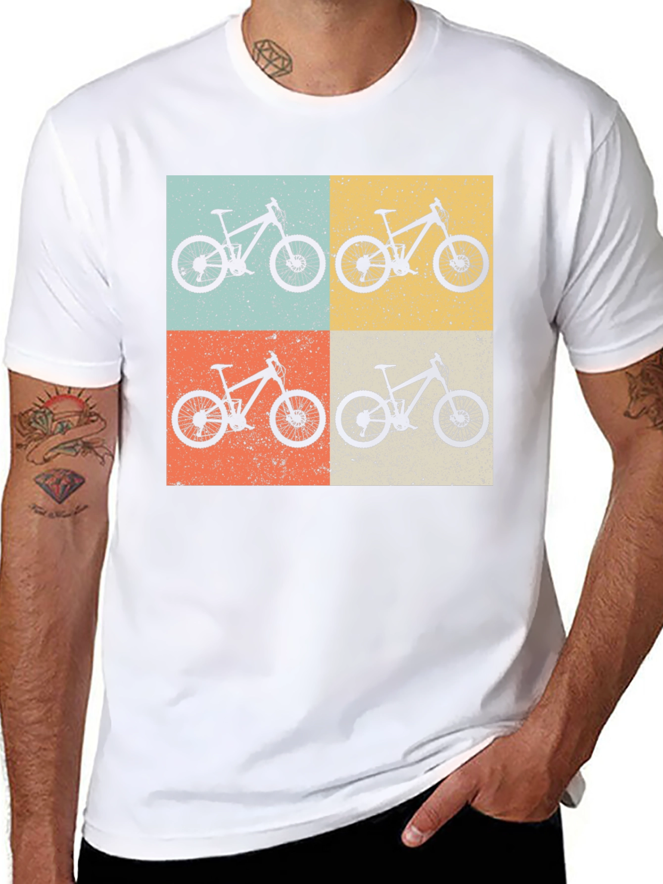 Retro Mountain Bike Graphic T-Shirt