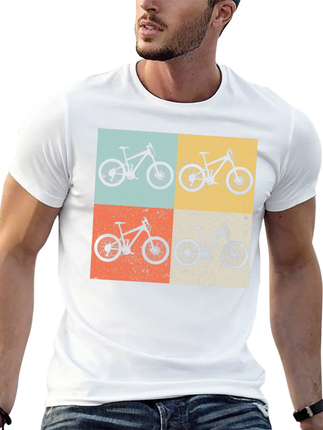 Retro Mountain Bike Graphic T-Shirt