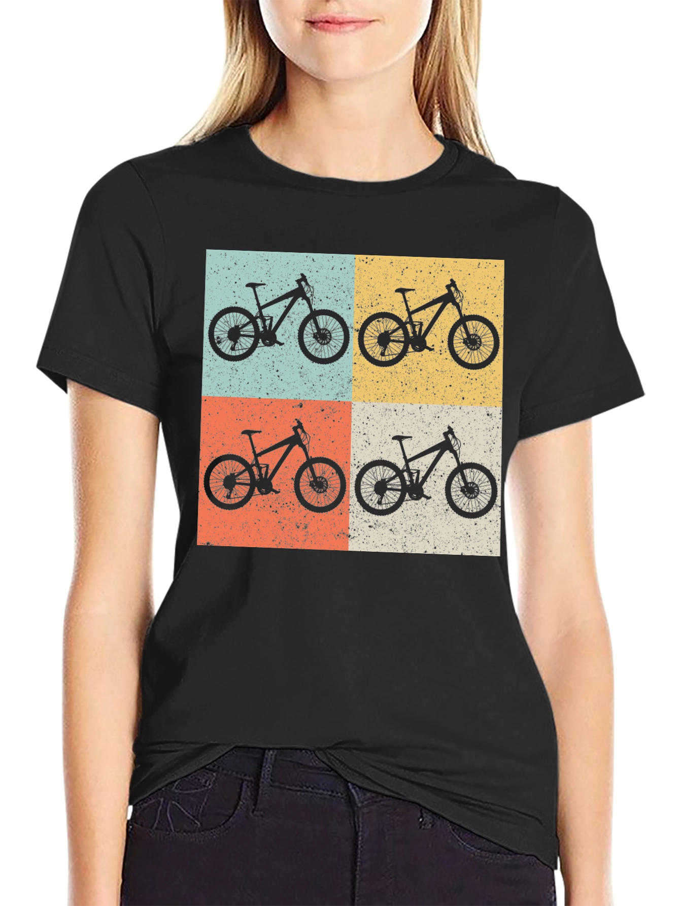 Retro Mountain Bike Graphic T-Shirt