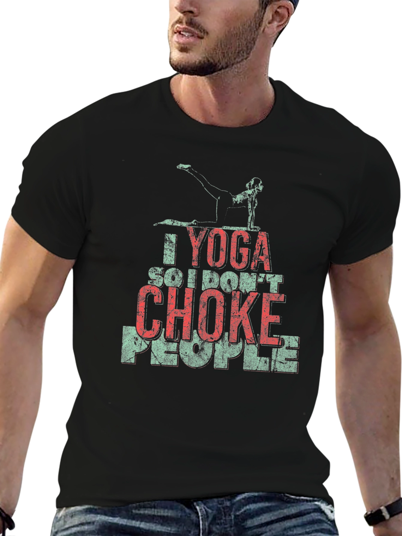 Yoga So I Dont Choke People T-Shirt