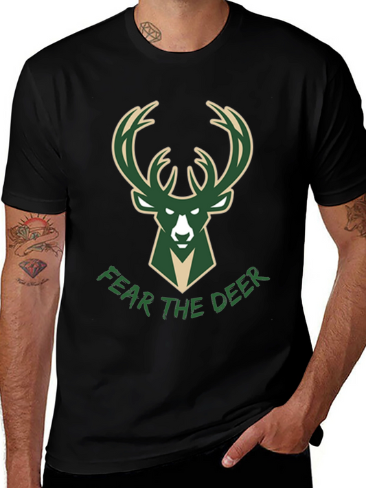 Fear the Deer Black Tee