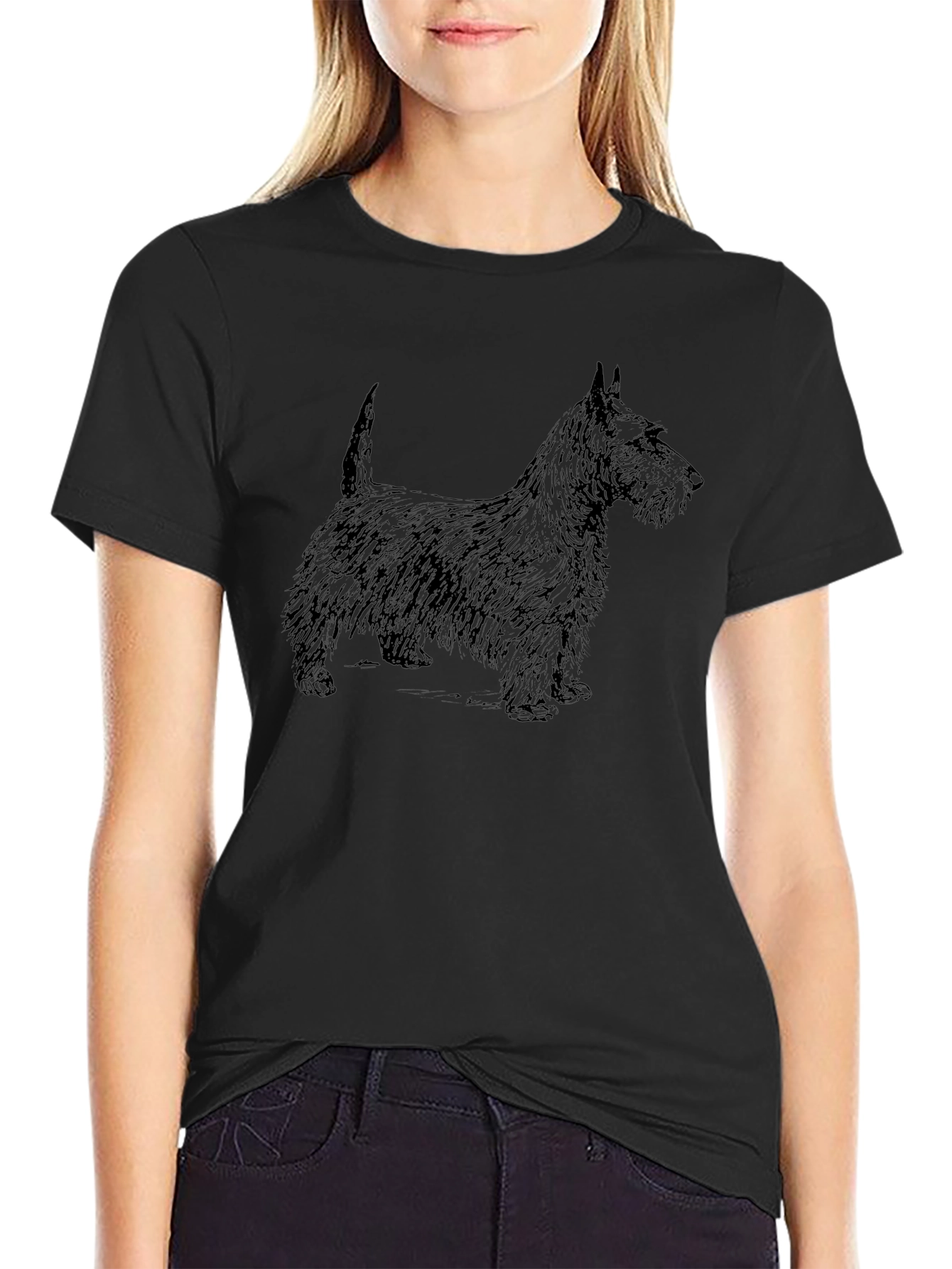 Scottish Terrier Graphic Tee - Classic Dog Lover Shirt