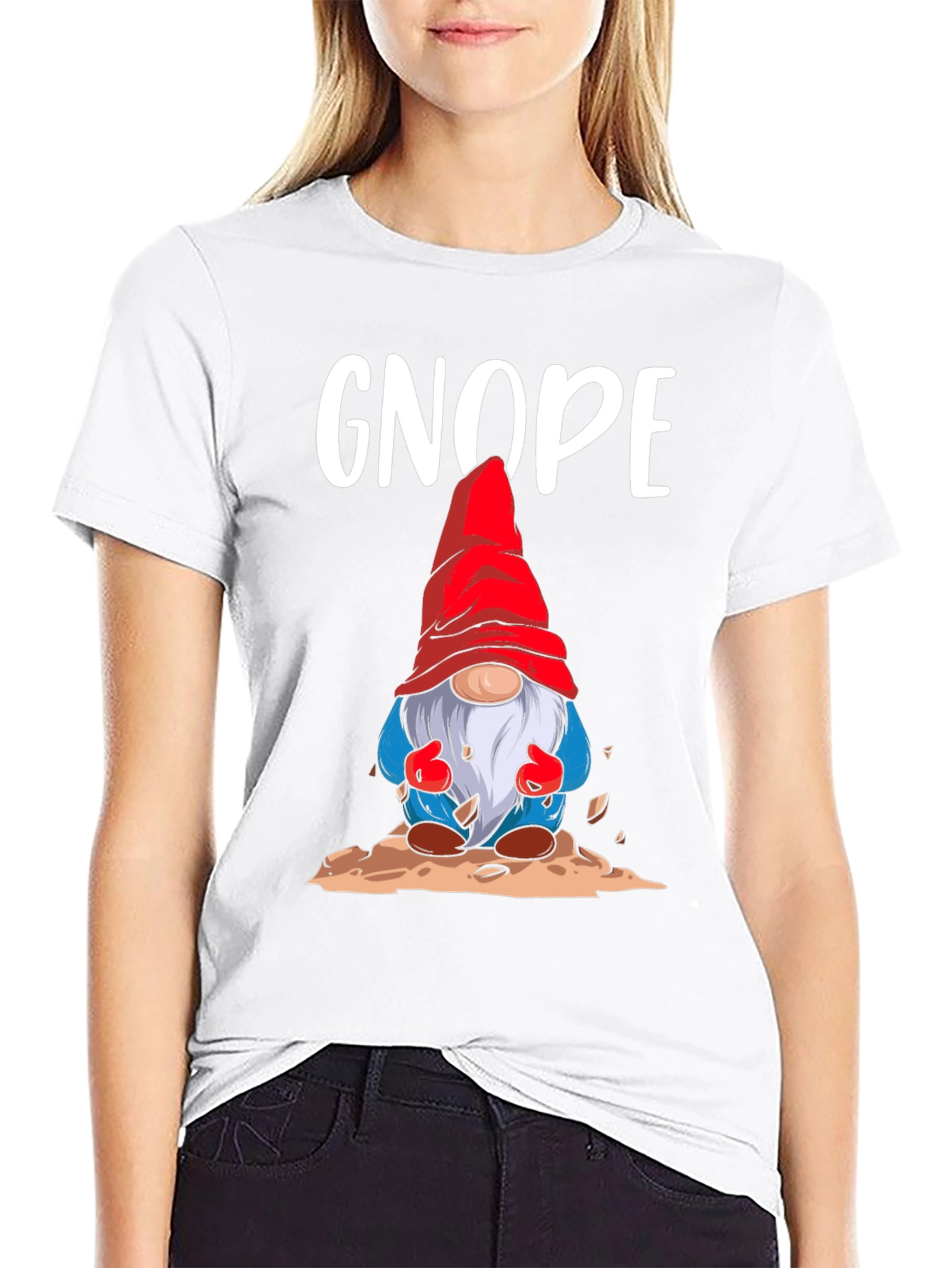 Gnope Gnome Graphic T-Shirt