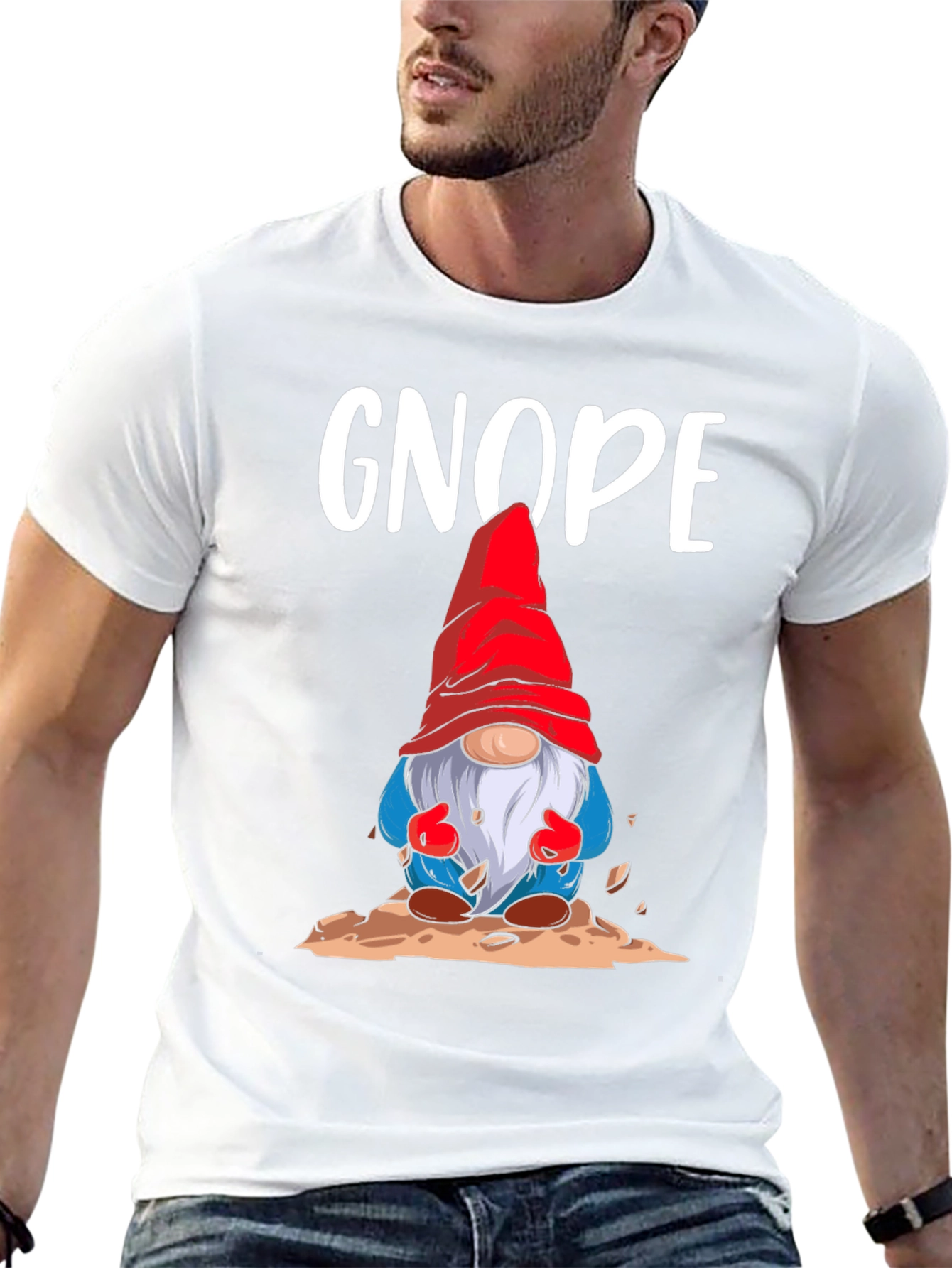 Gnope Gnome Graphic T-Shirt
