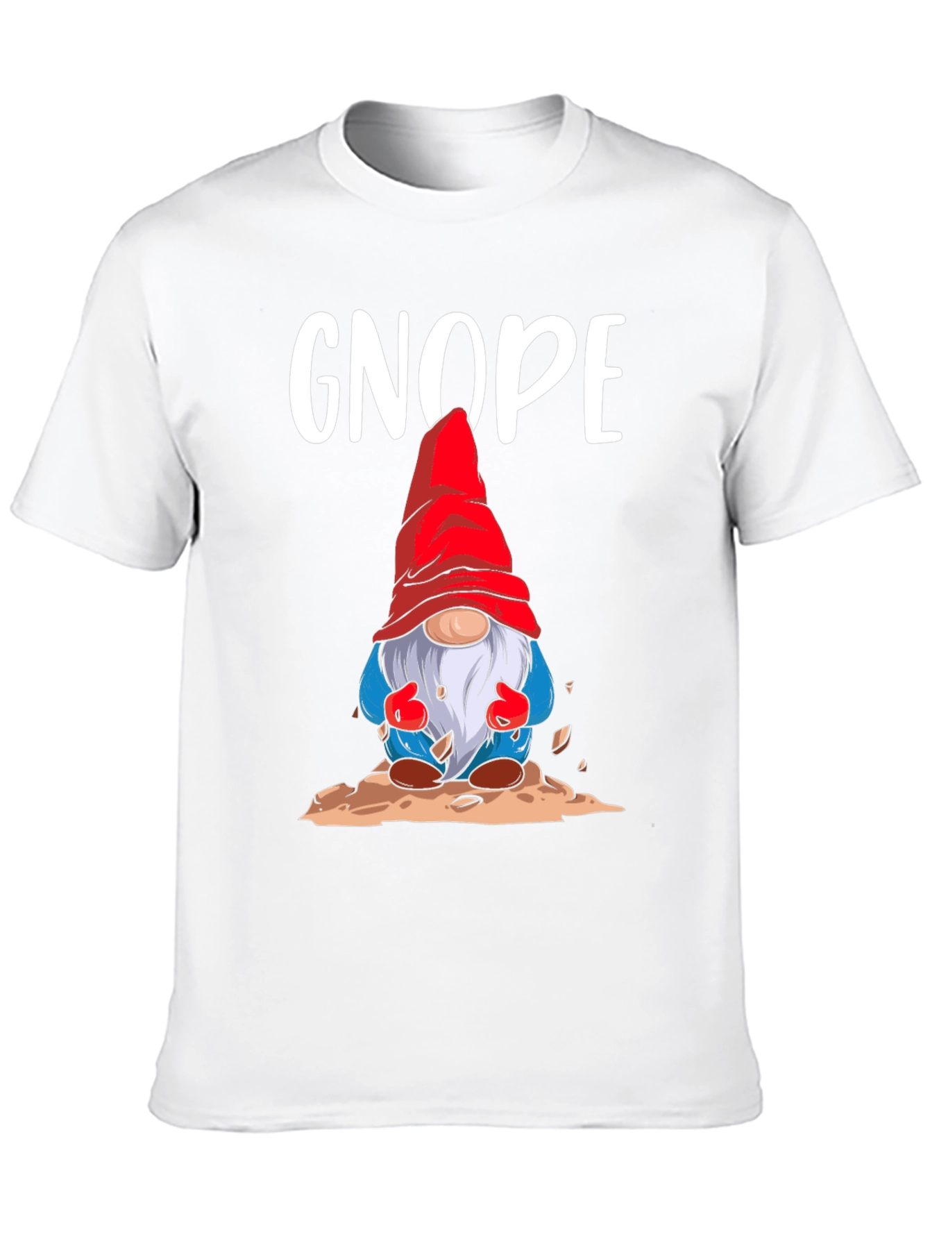 Gnope Gnome Graphic T-Shirt