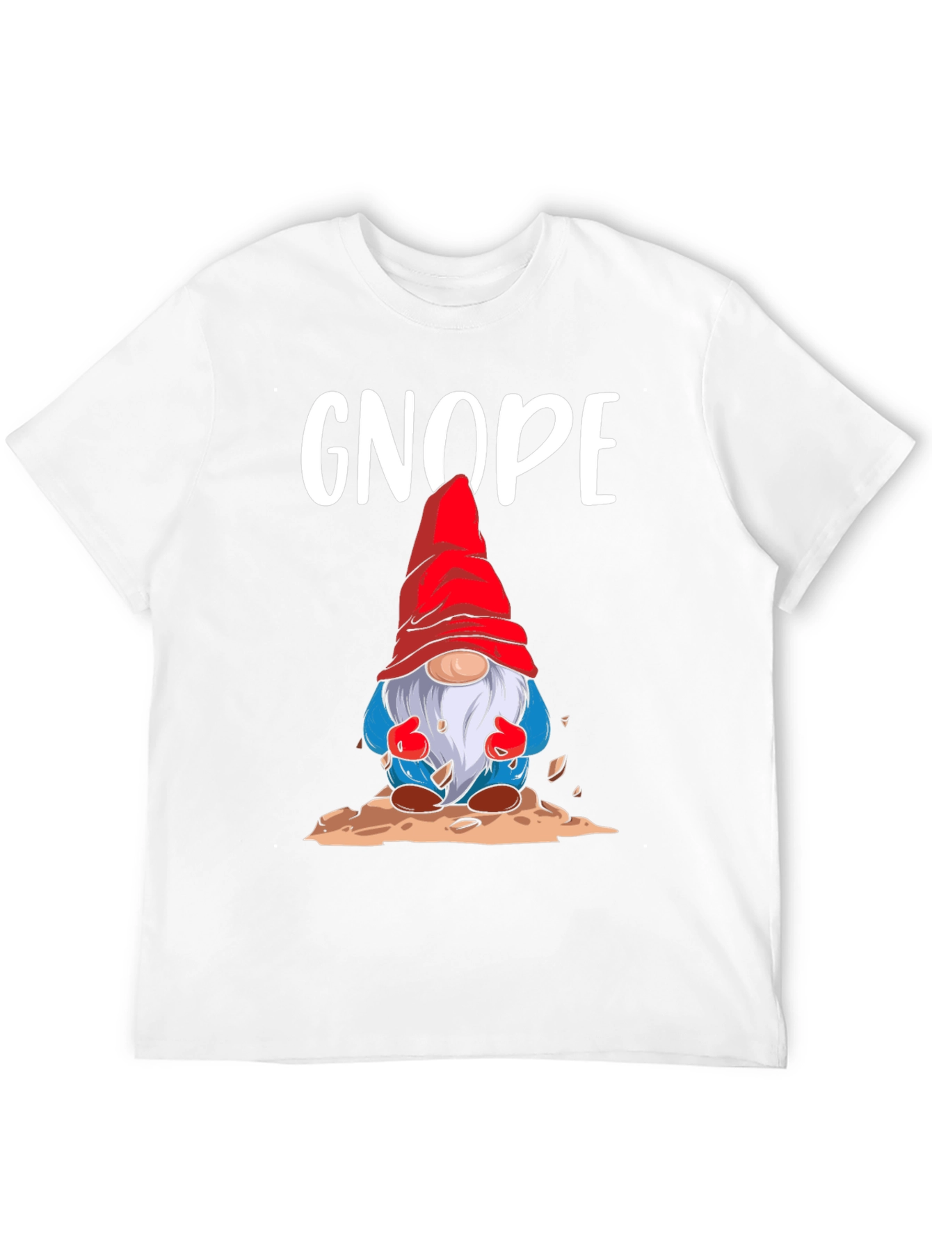 Gnope Gnome Graphic T-Shirt