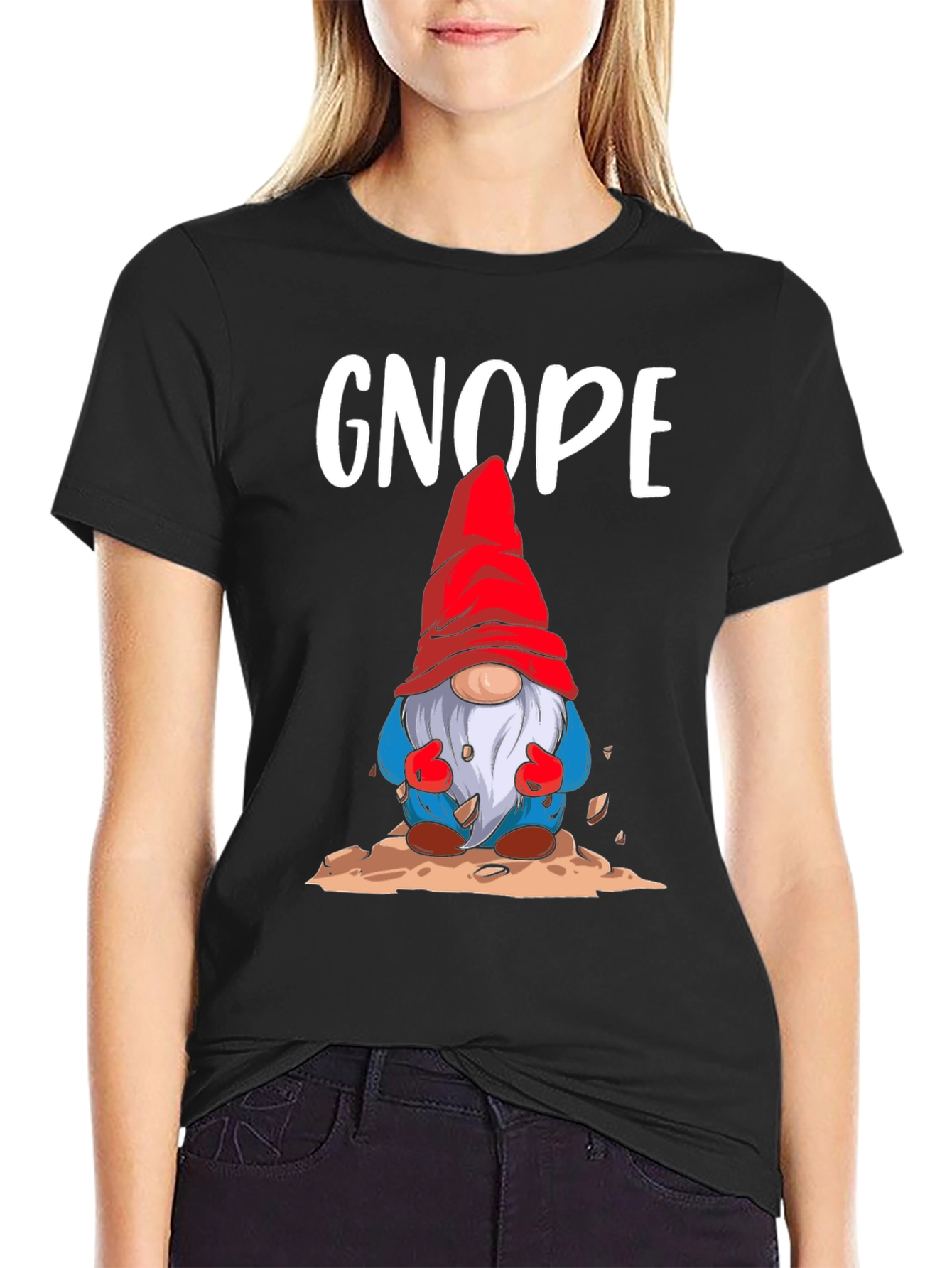 Gnope Gnome Graphic T-Shirt