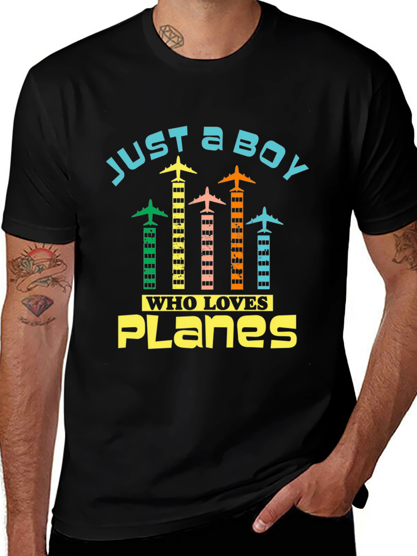 Just A Boy Who Loves Planes T-Shirt