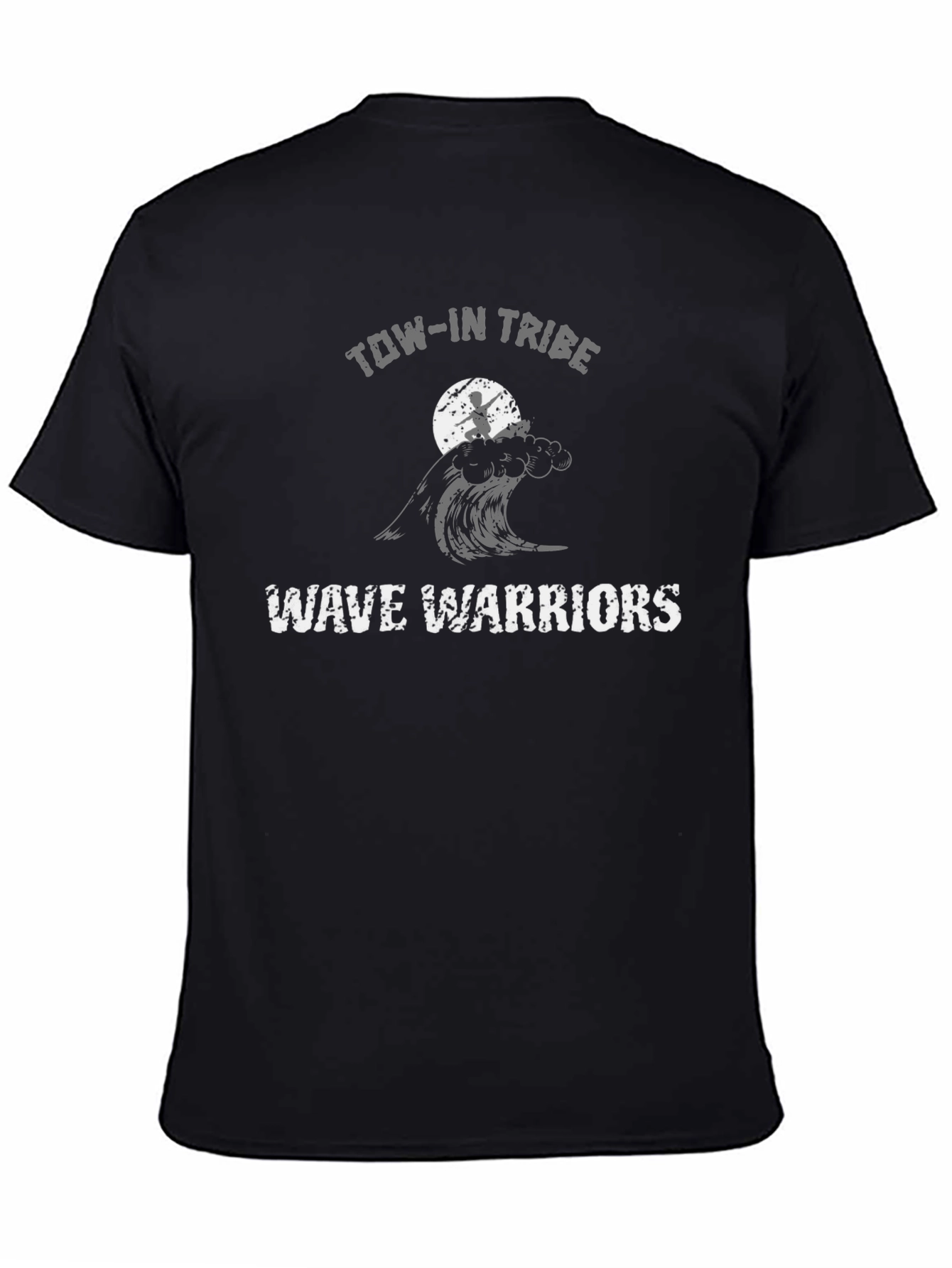 Tow-In Tribe Wave Warriors Black T-Shirt