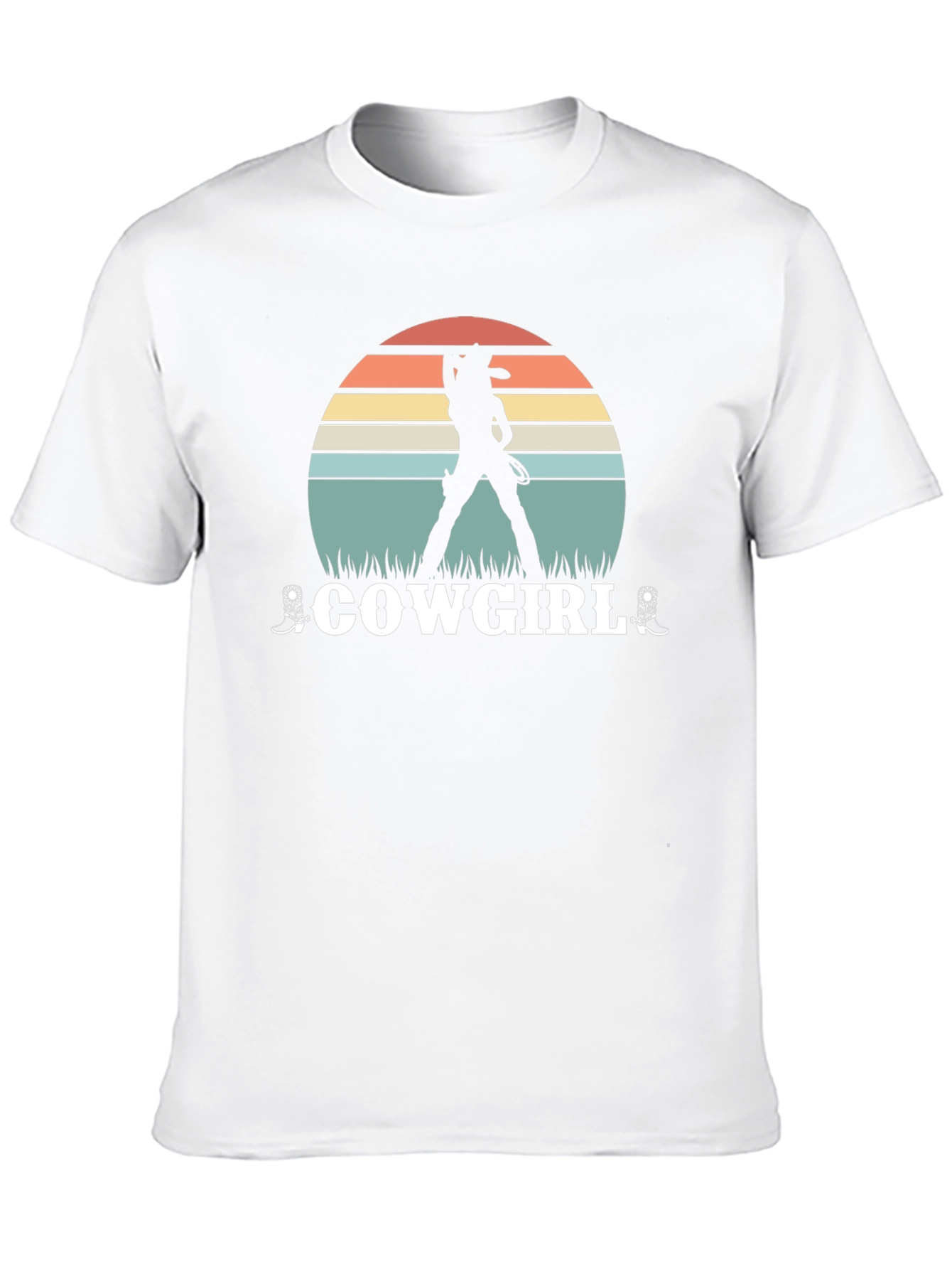 Cowgirl Sunset Graphic Tee - Western Style