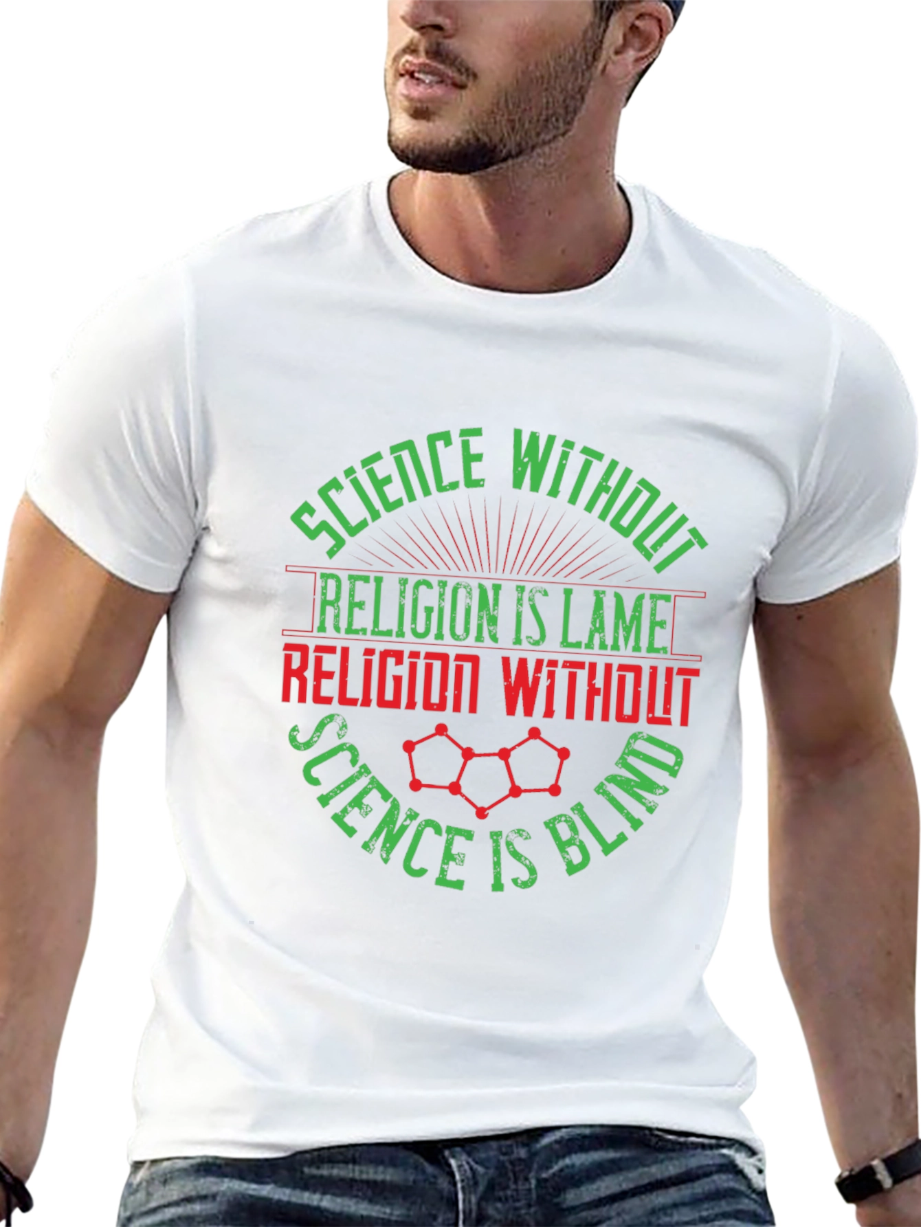 Science vs Religion T-Shirt - Unisex Fit