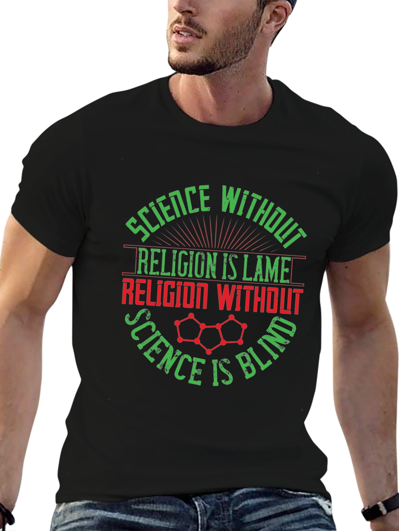 Science vs Religion T-Shirt - Unisex Fit