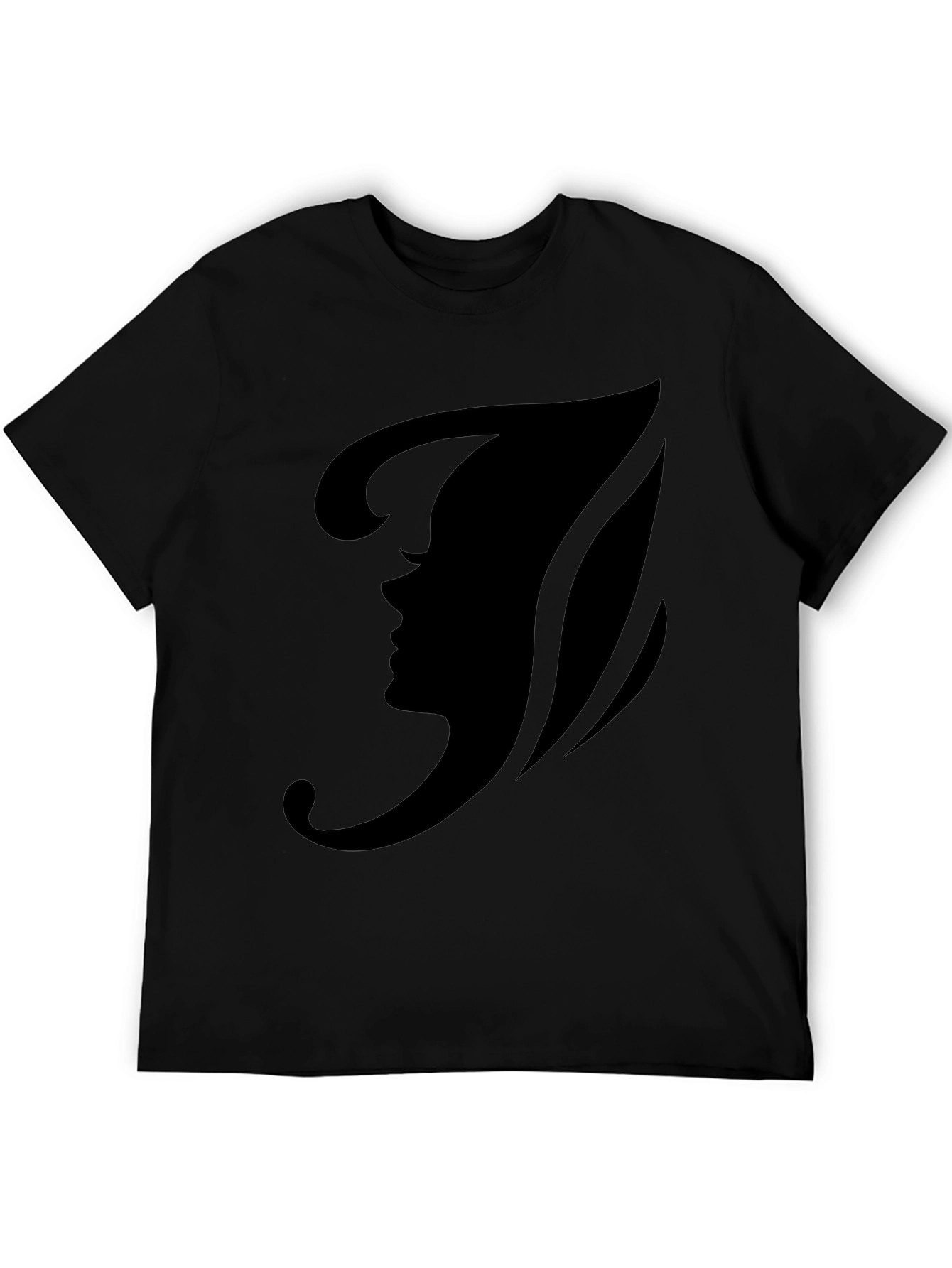 Stylish Black Fairy Silhouette Graphic Tee