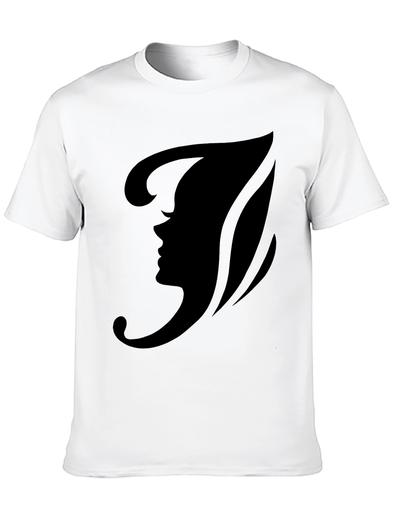 Stylish Black Fairy Silhouette Graphic Tee