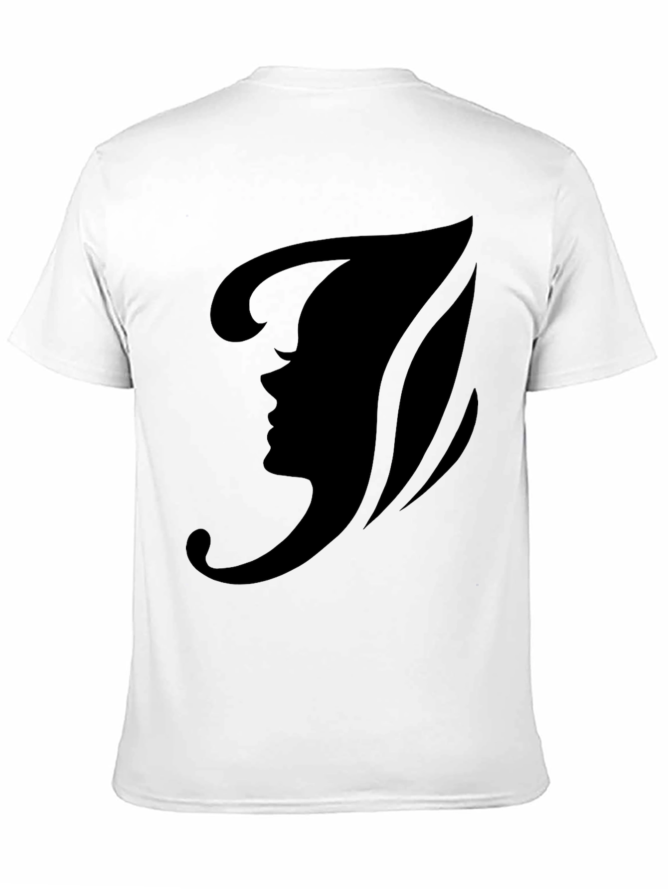 Stylish Black Fairy Silhouette Graphic Tee
