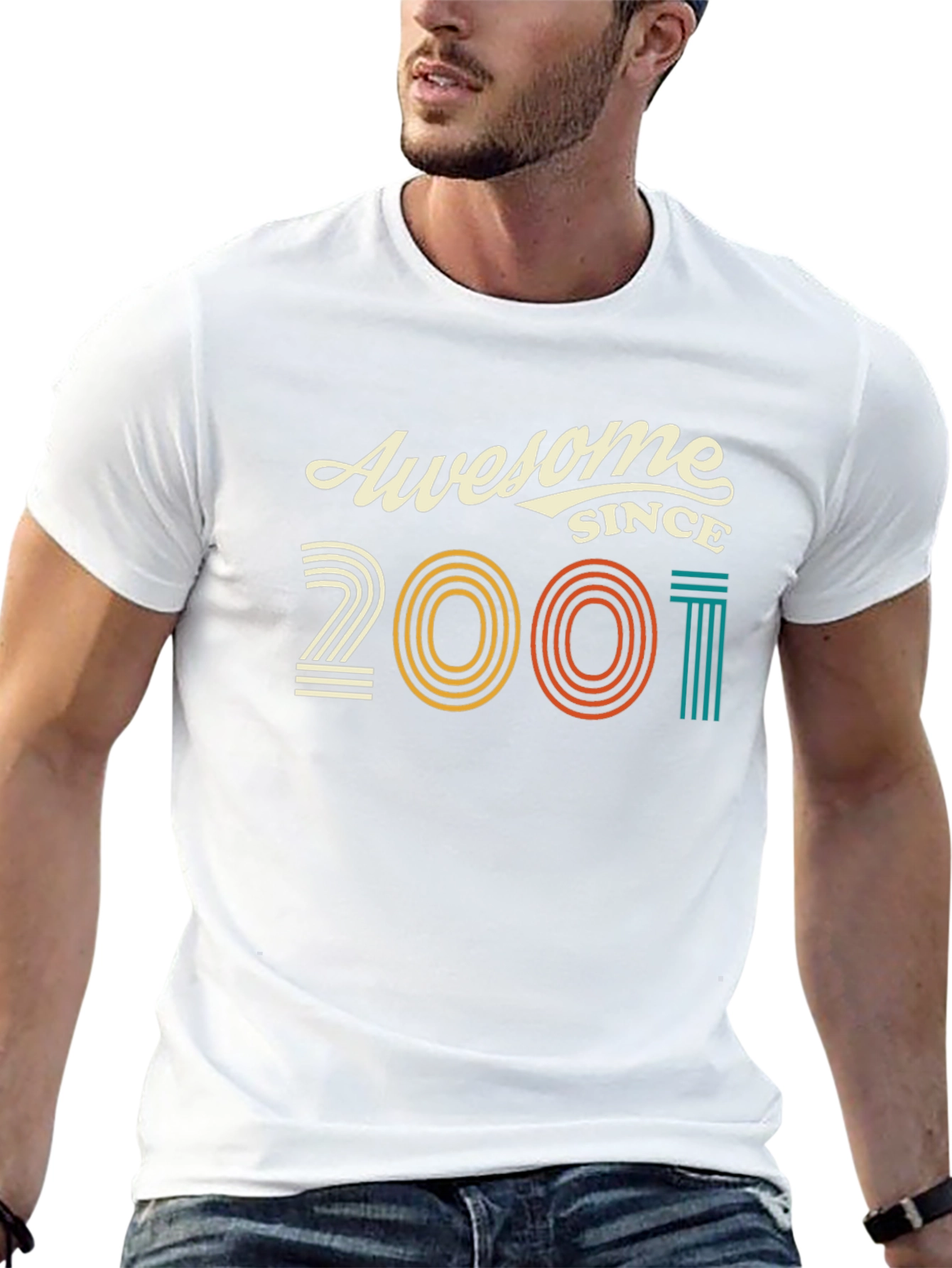 Awesome Since 2001 Graphic T-Shirt