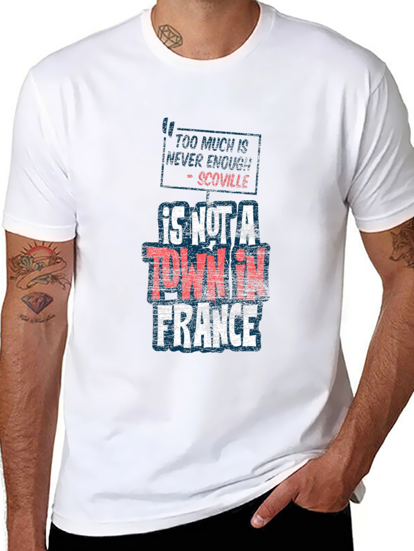 Too Much Is Never Enough Scoville Funny T-Shirt