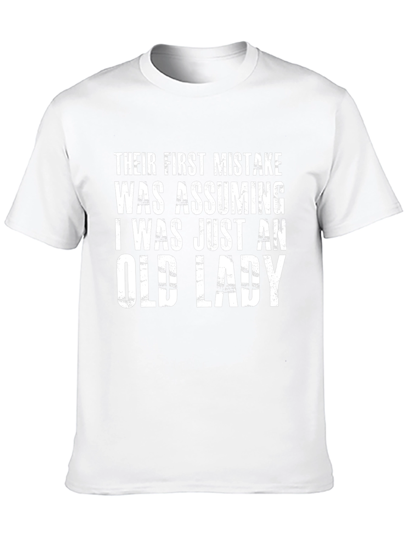 Funny Old Lady Graphic T-Shirt