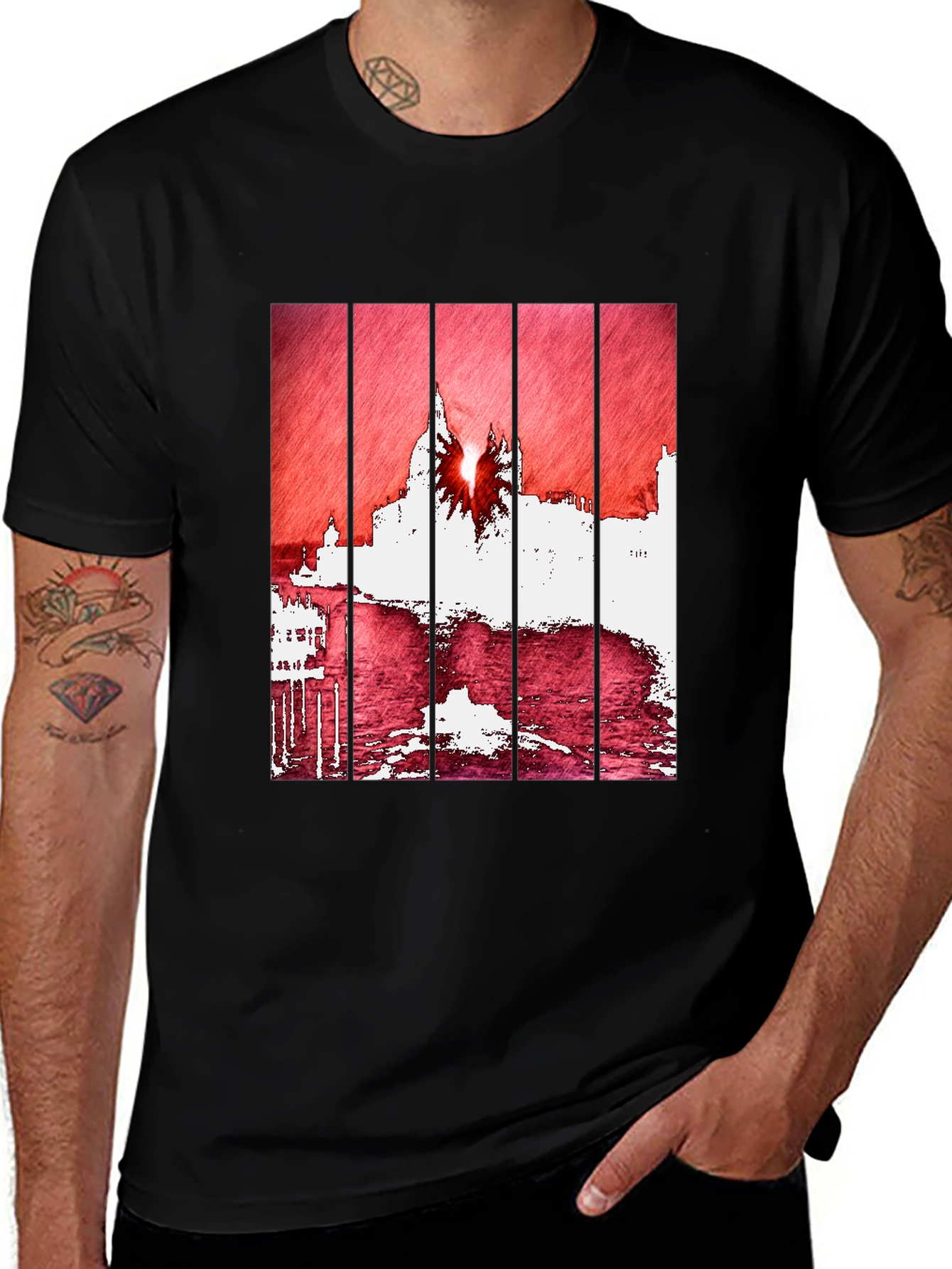 Venice Graphic Tee - Italian Skyline T-Shirt