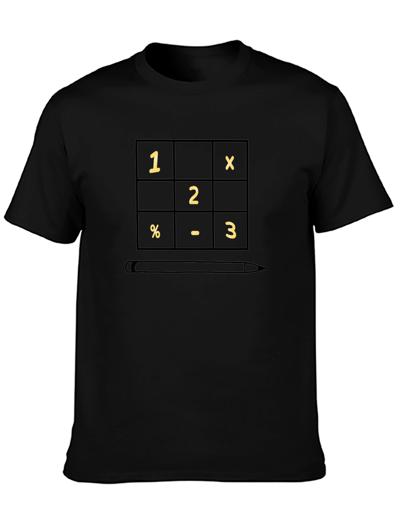 Math Tic-Tac-Toe Graphic Tee