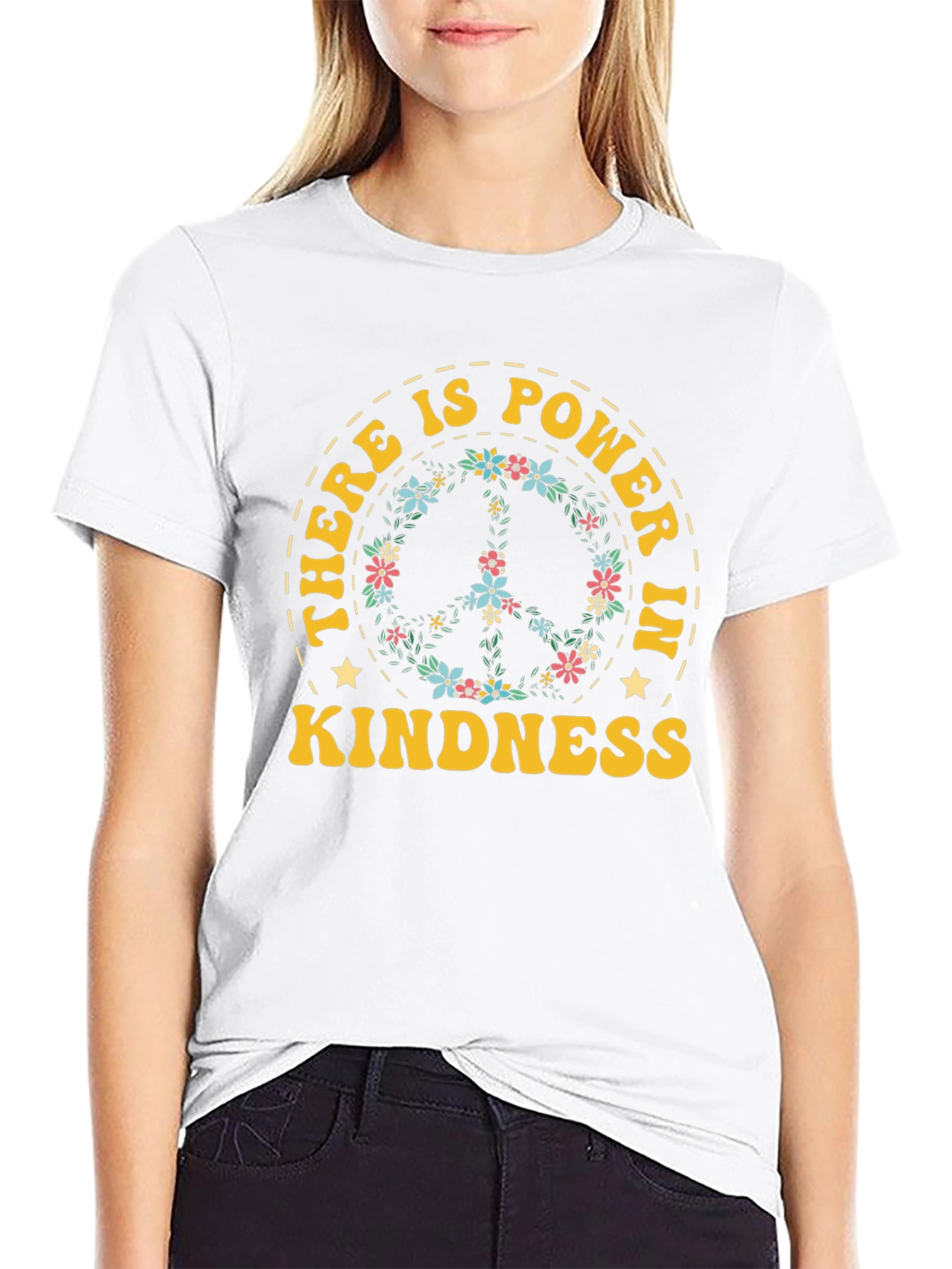 Power In Kindness Peace Sign T-Shirt