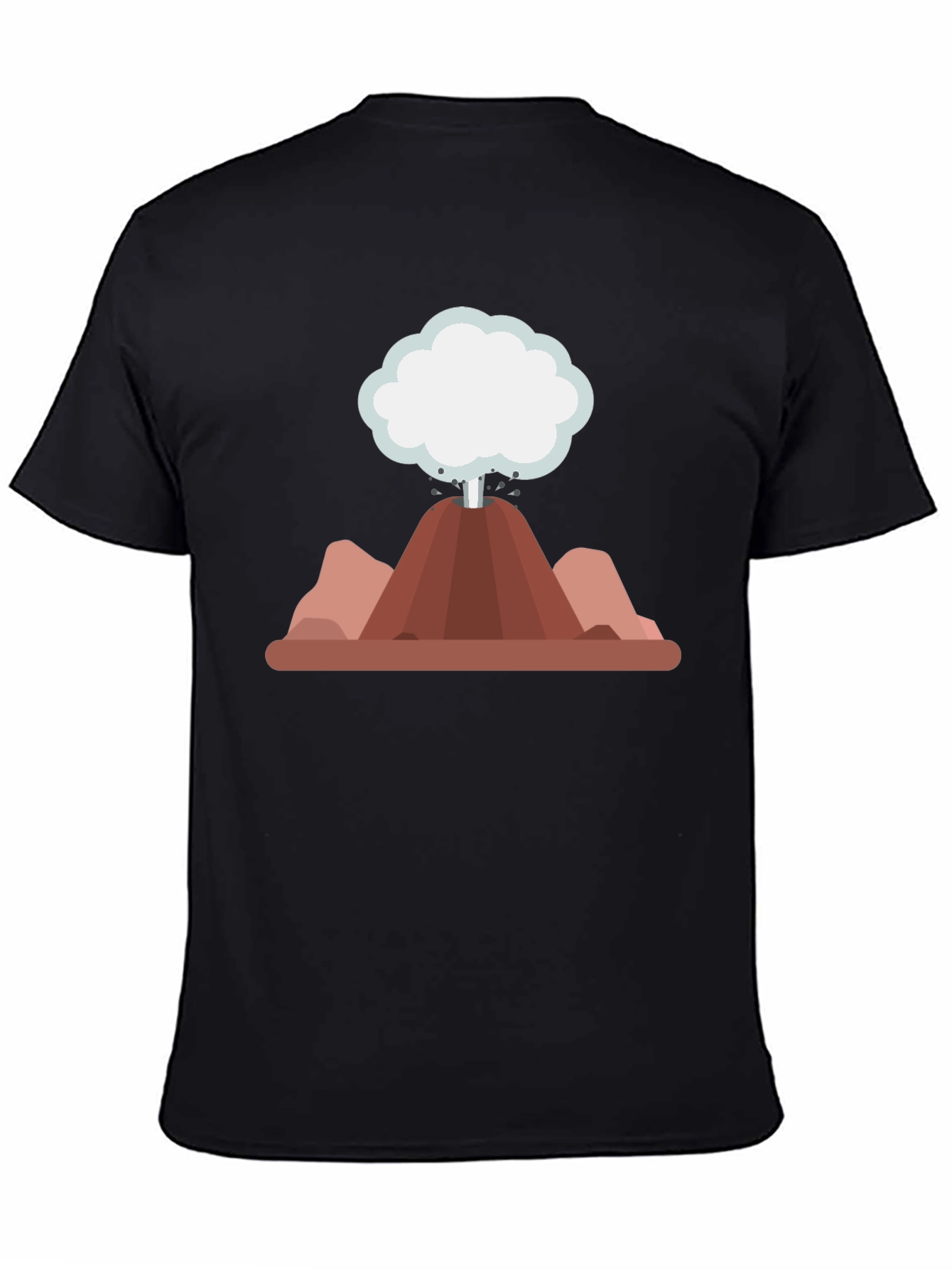 Volcano Graphic Black Tee
