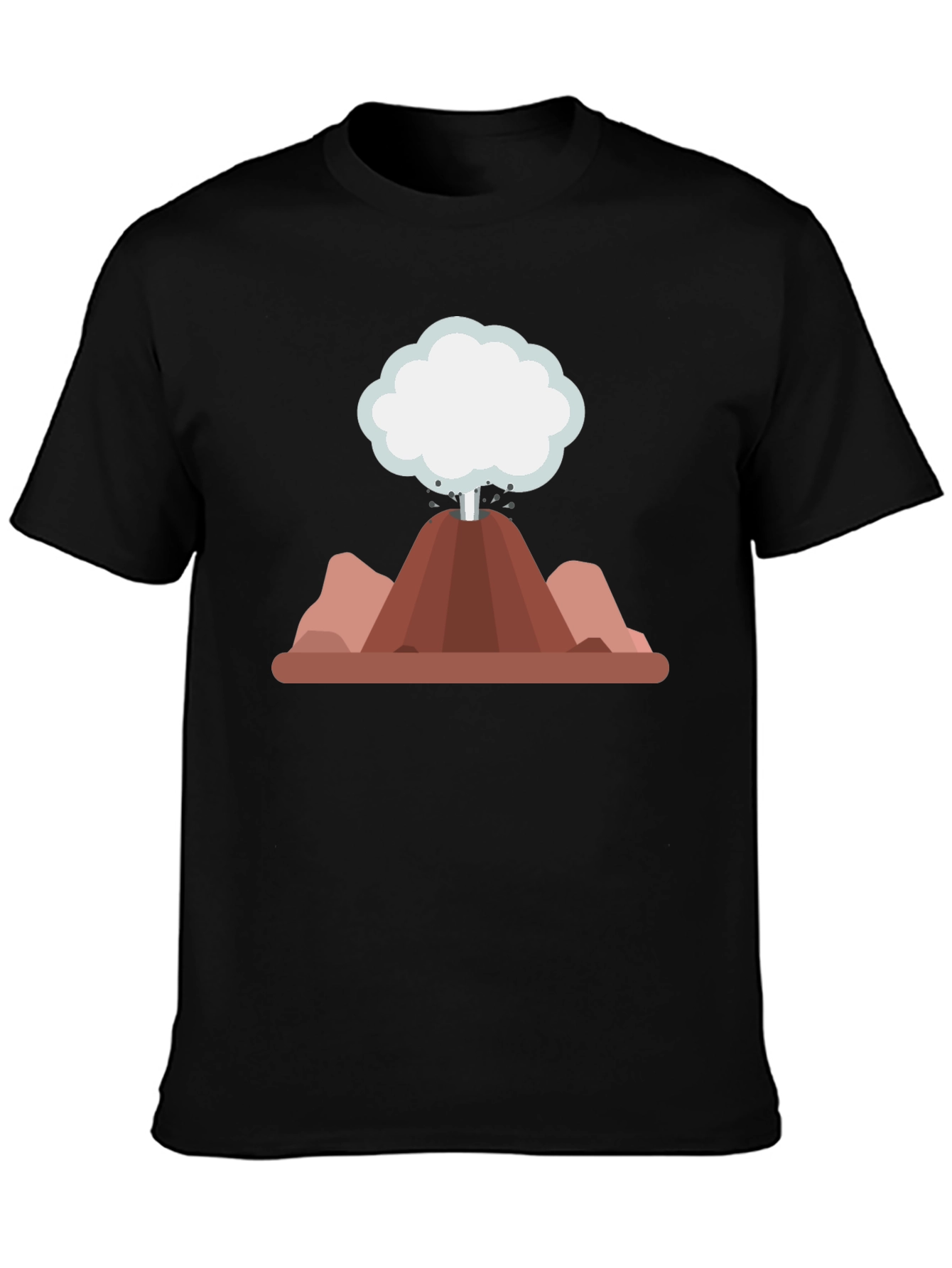 Volcano Graphic Black Tee