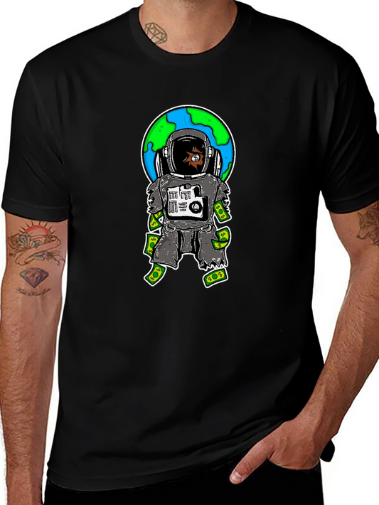 Astronaut Money Graphic Tee