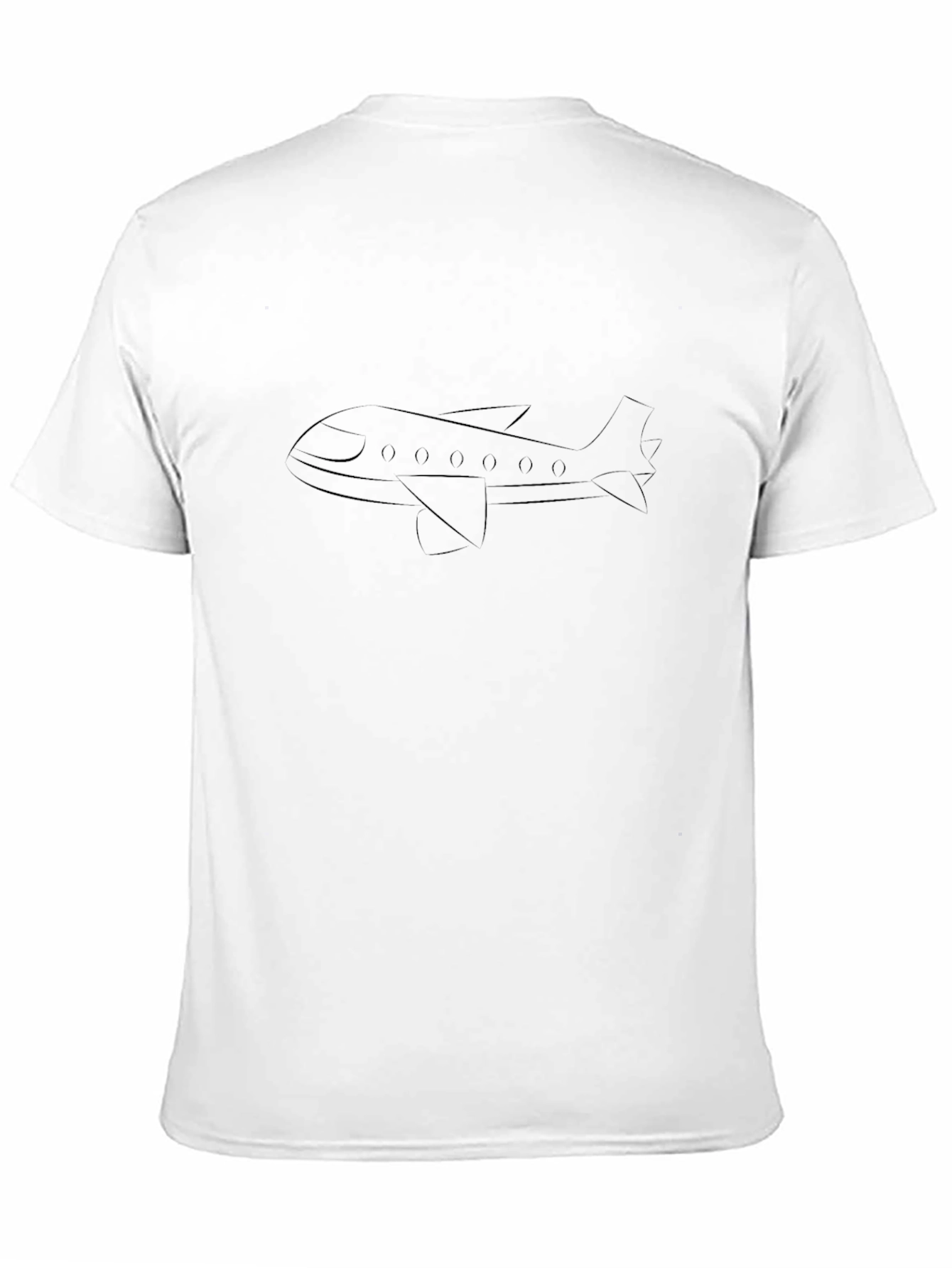 Jet Plane T-Shirt - Sleek & Stylish Black Tee