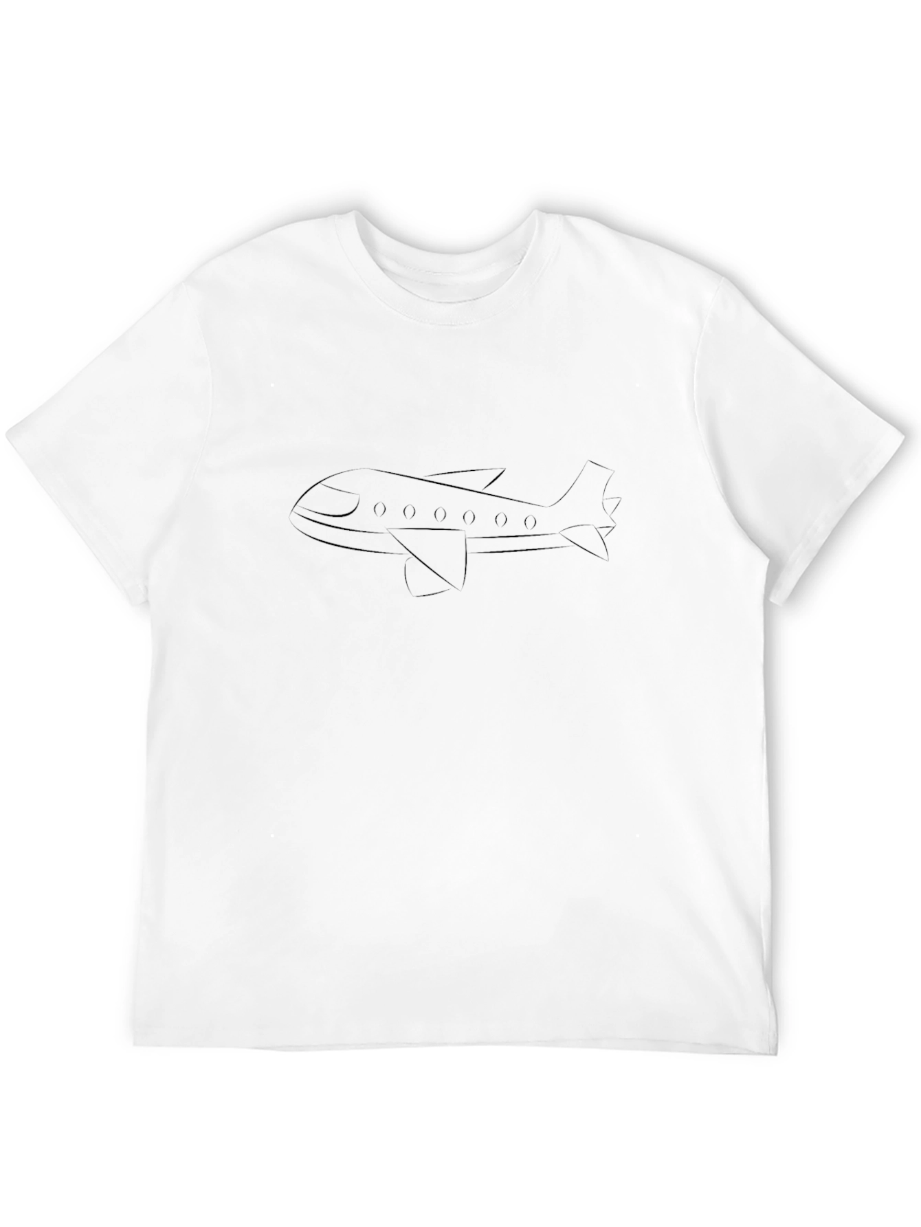 Jet Plane T-Shirt - Sleek & Stylish Black Tee