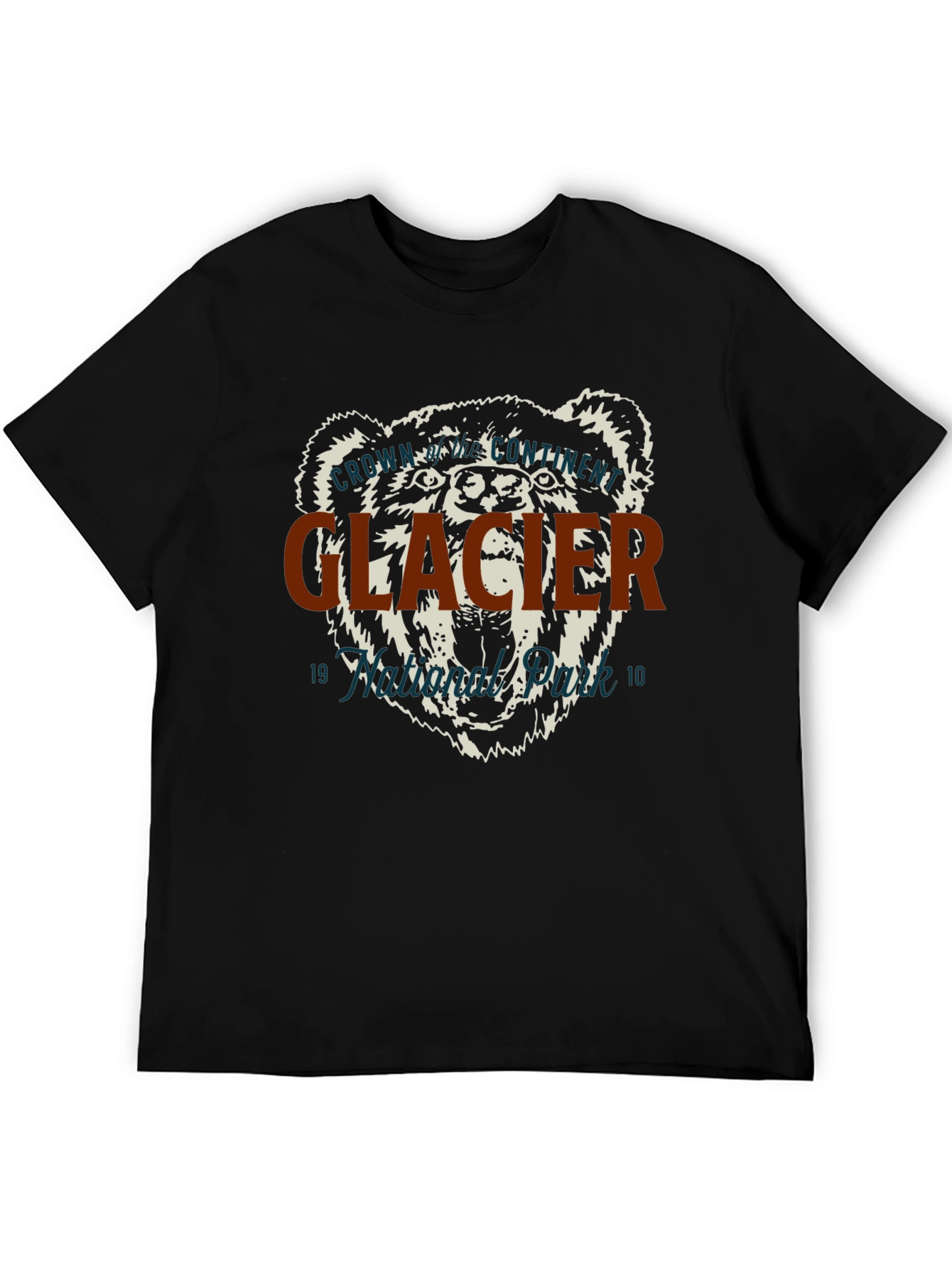 Glacier National Park Bear Graphic T-Shirt