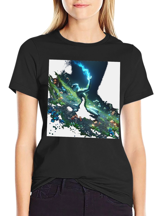 Mystical Forest Creature Graphic Tee