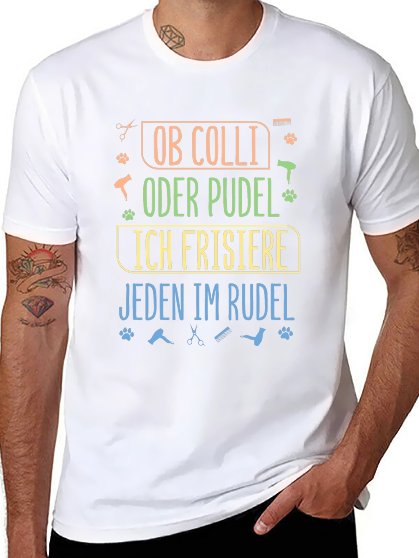 Dog Groomer T-Shirt - Ob Colli Oder Pudel