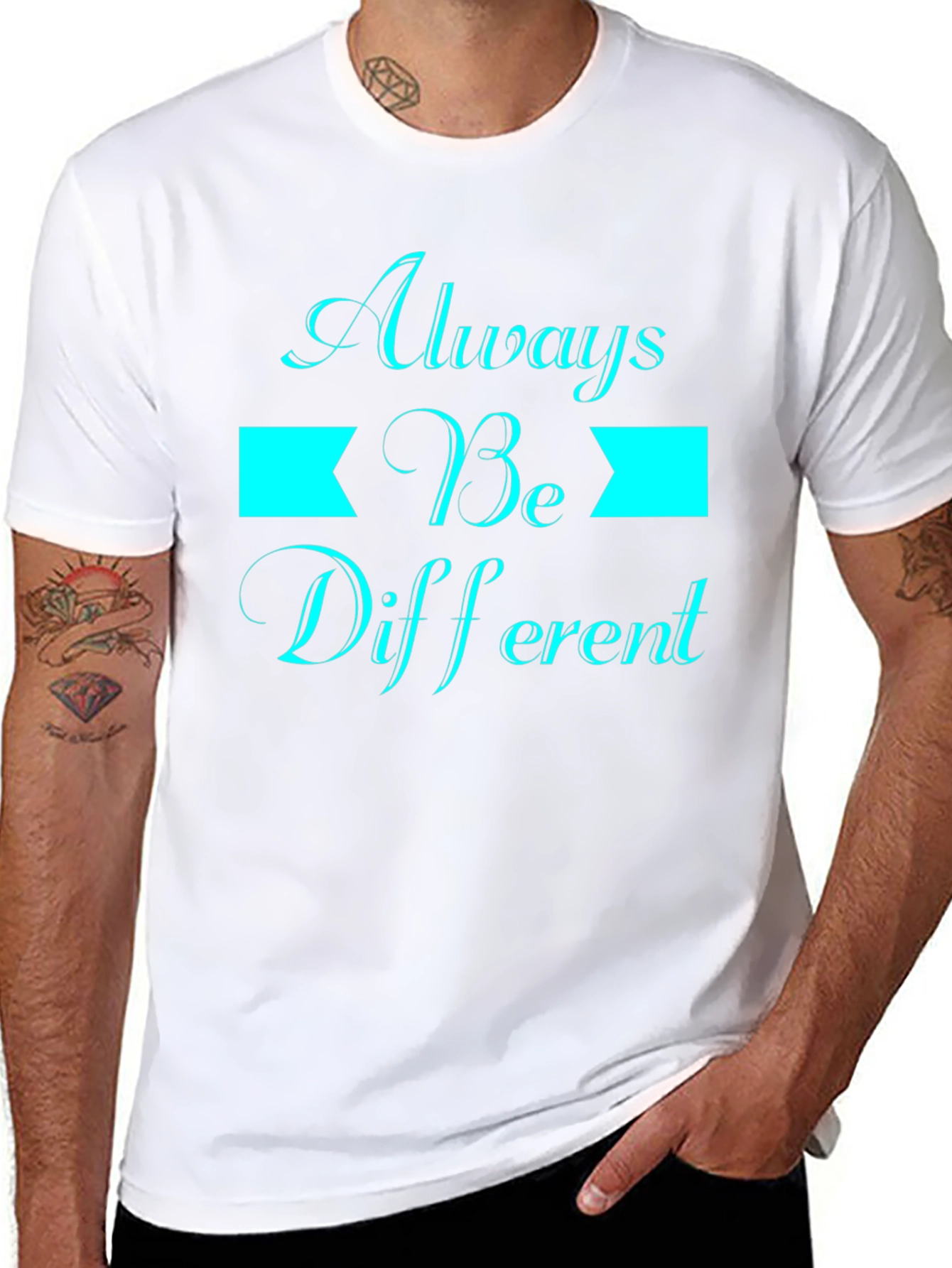 Always Be Different T-Shirt - Black