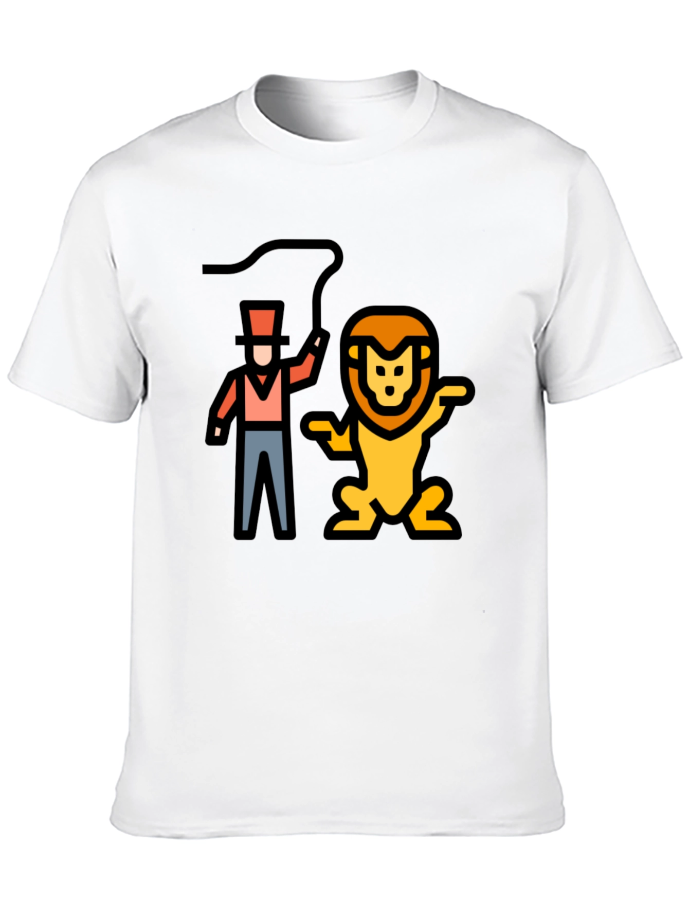 Lion Tamer Graphic Black T-Shirt