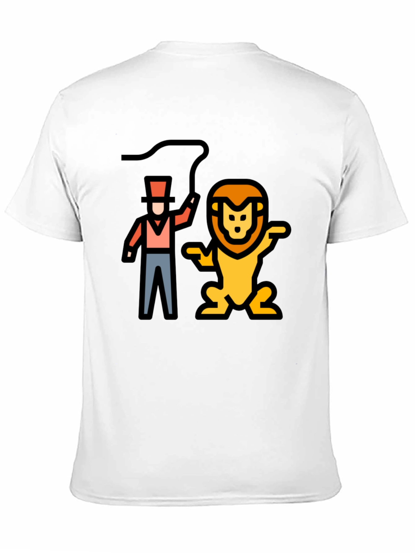 Lion Tamer Graphic Black T-Shirt