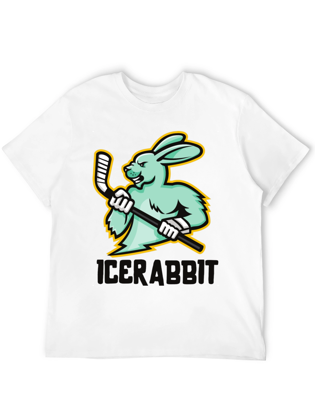 IceRabbit Hockey Graphic Tee