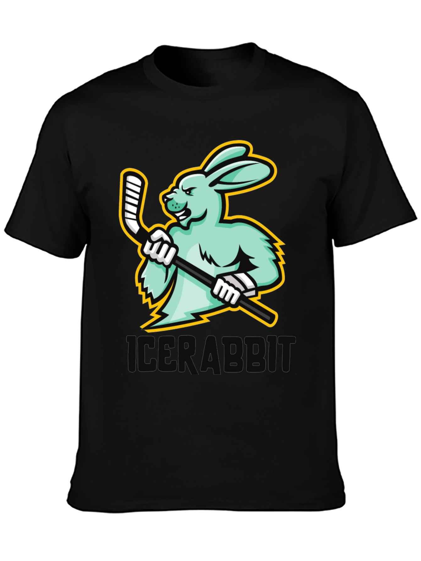 IceRabbit Hockey Graphic Tee