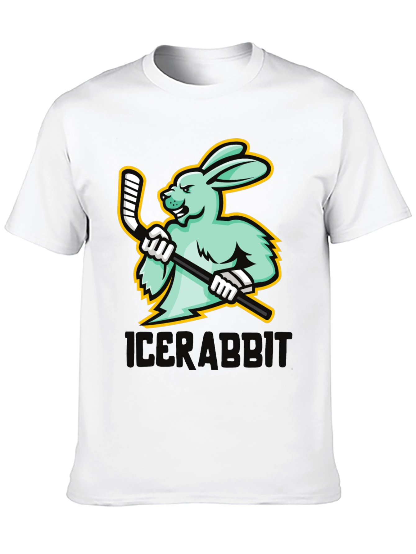 IceRabbit Hockey Graphic Tee