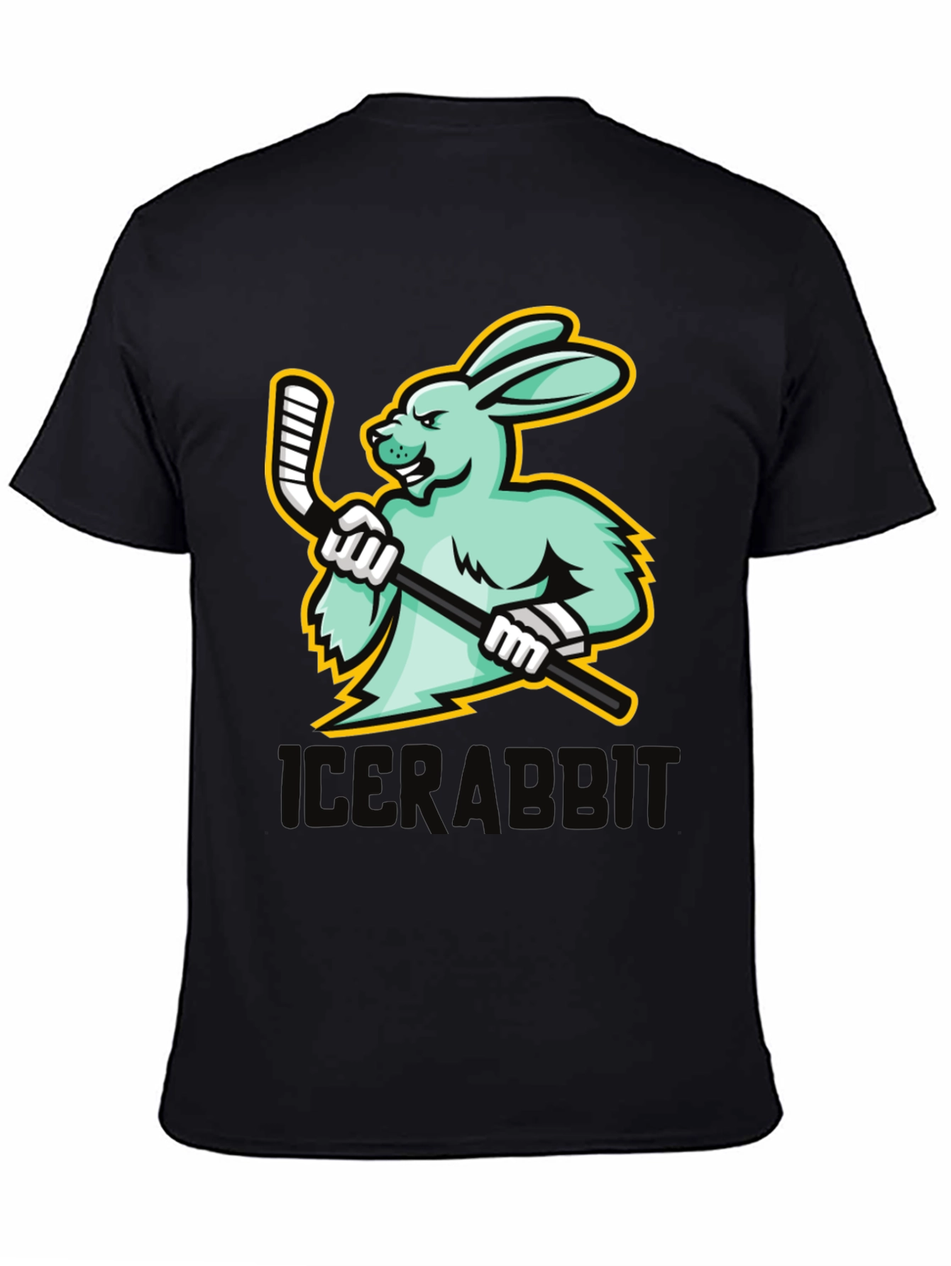 IceRabbit Hockey Graphic Tee