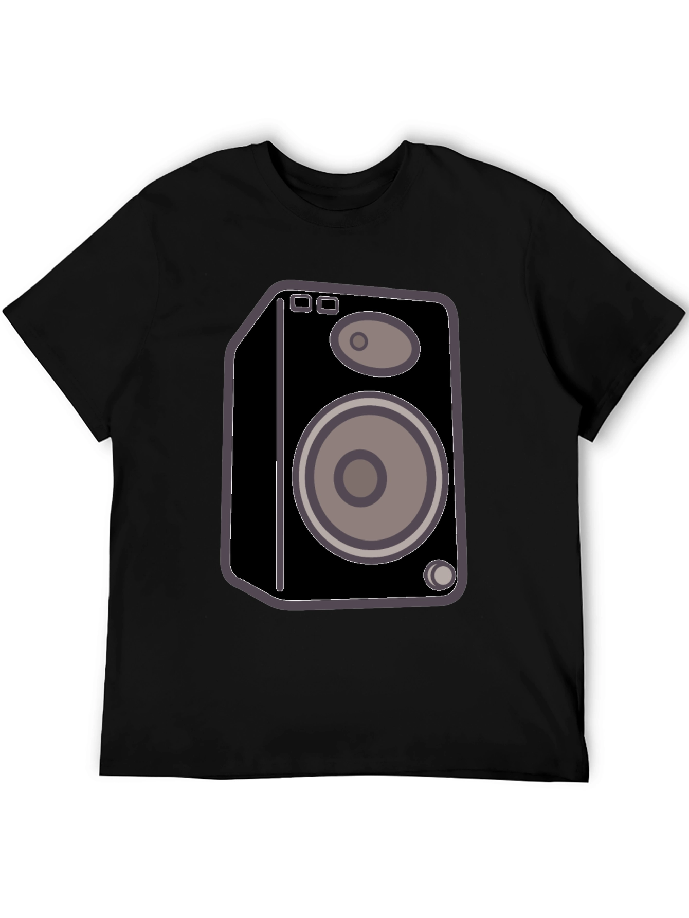 Speaker Graphic Black T-Shirt