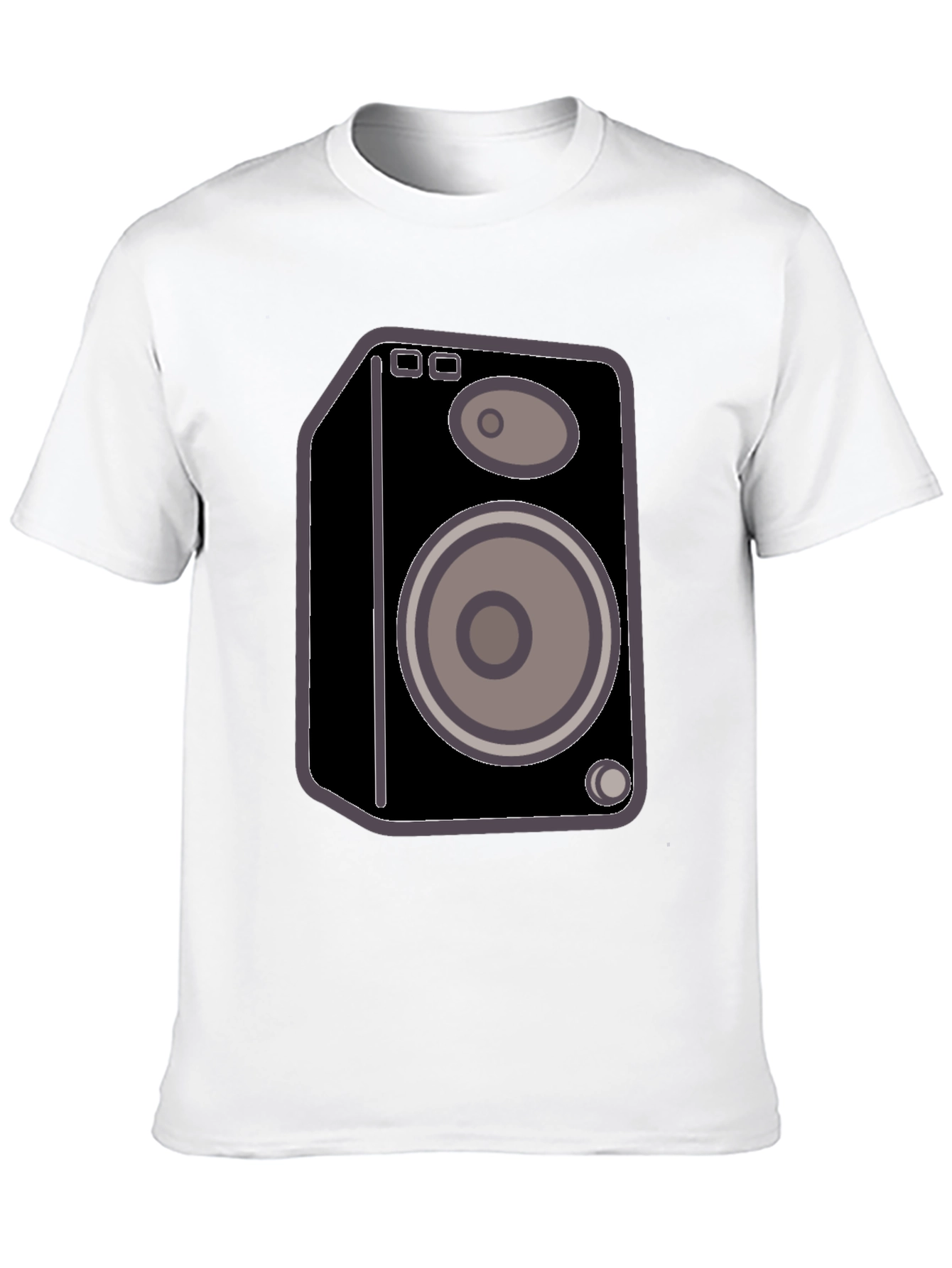 Speaker Graphic Black T-Shirt