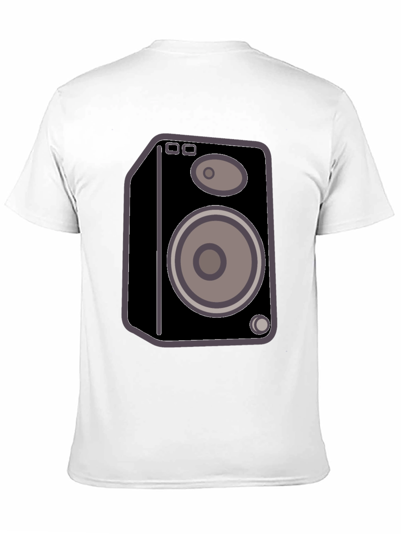 Speaker Graphic Black T-Shirt