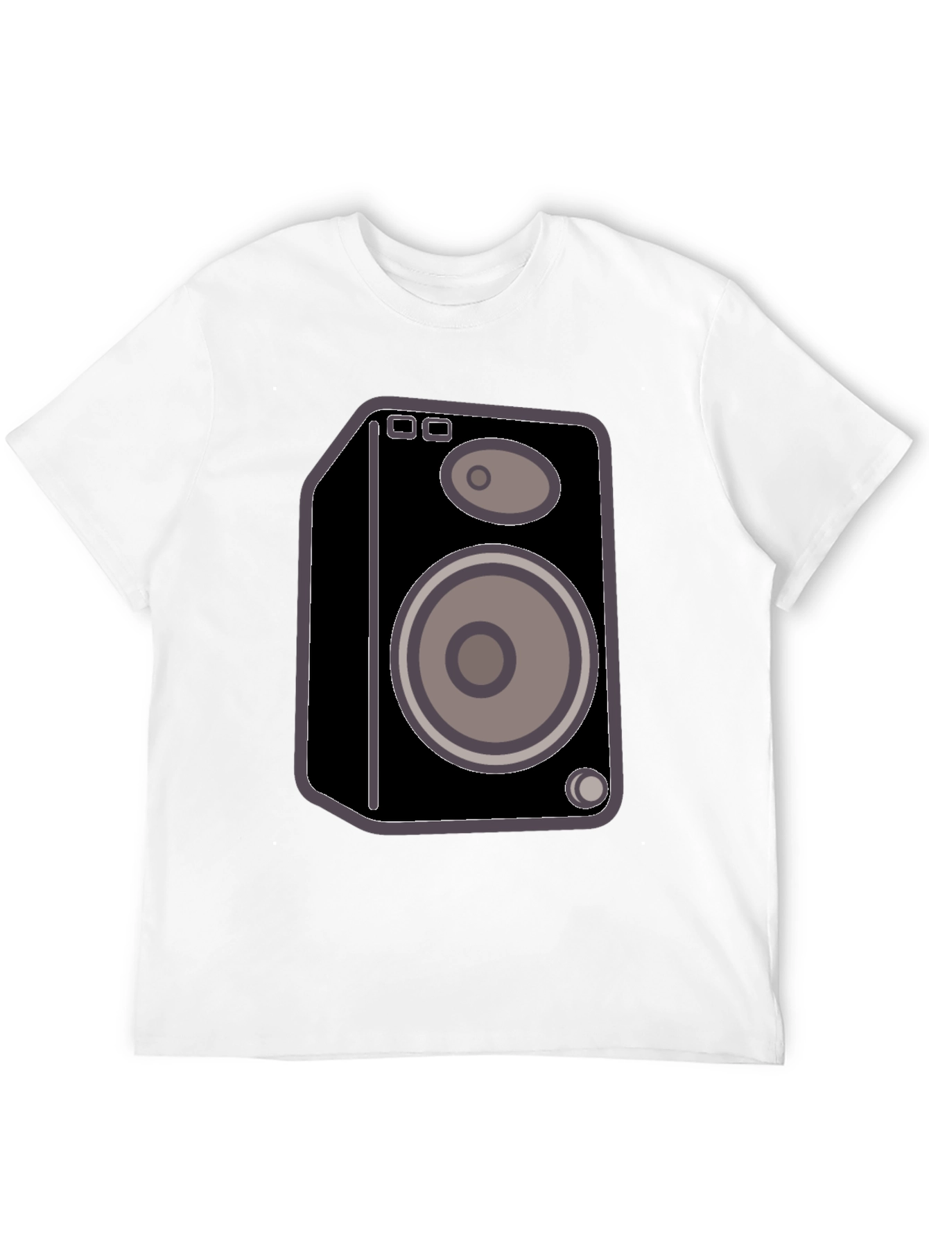 Speaker Graphic Black T-Shirt