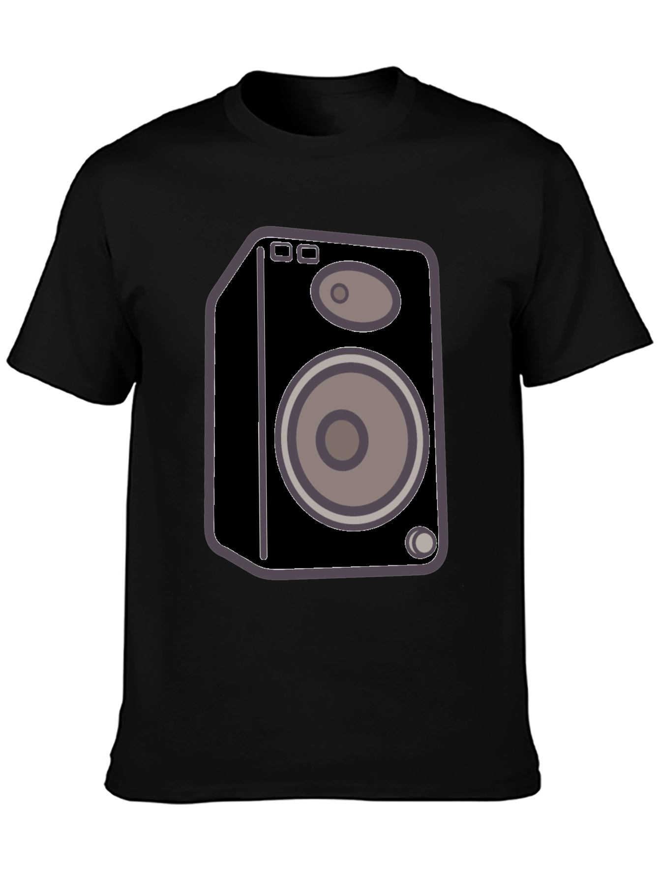 Speaker Graphic Black T-Shirt