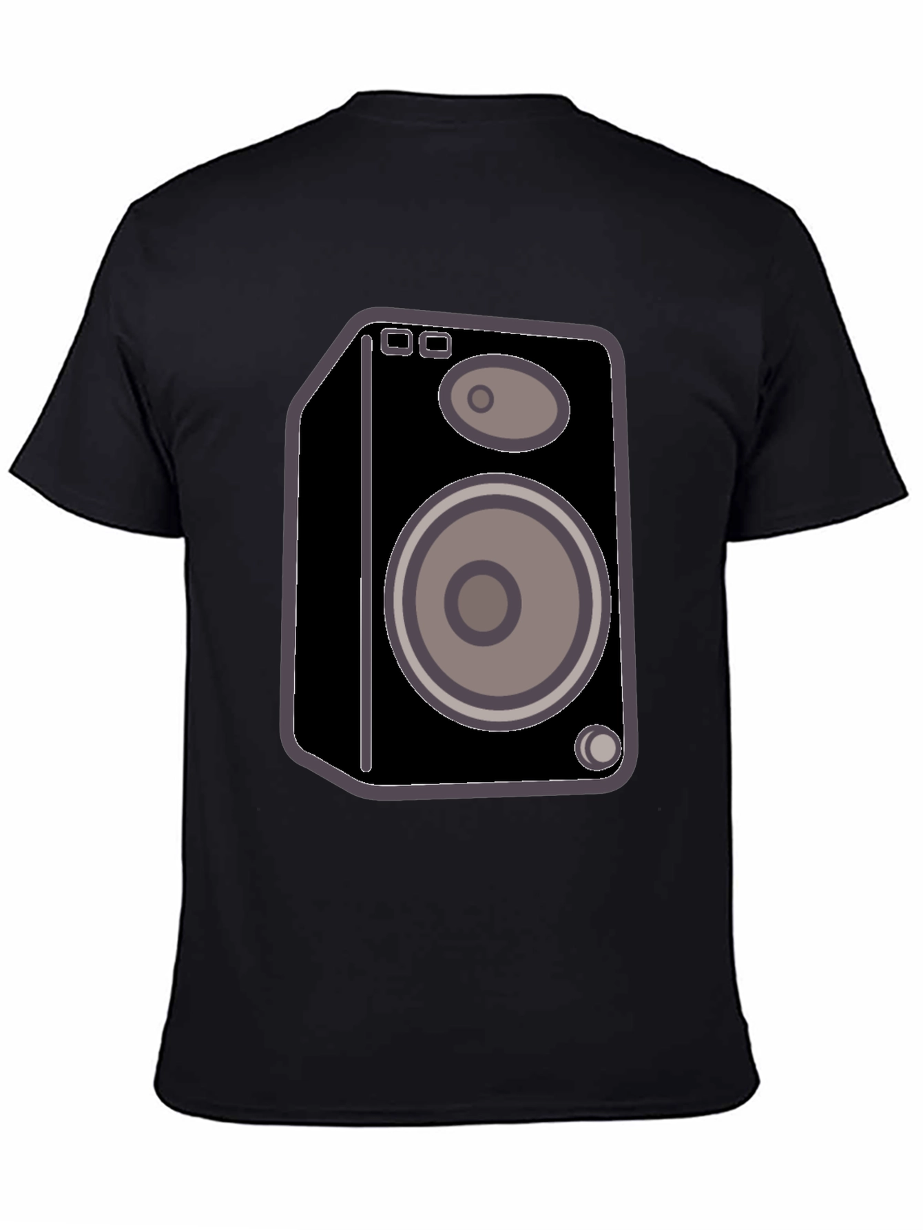 Speaker Graphic Black T-Shirt