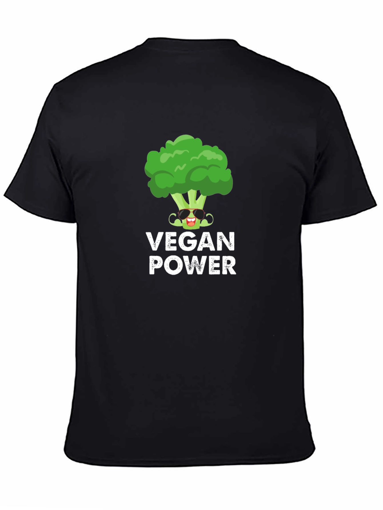Vegan Power Broccoli Graphic T-Shirt