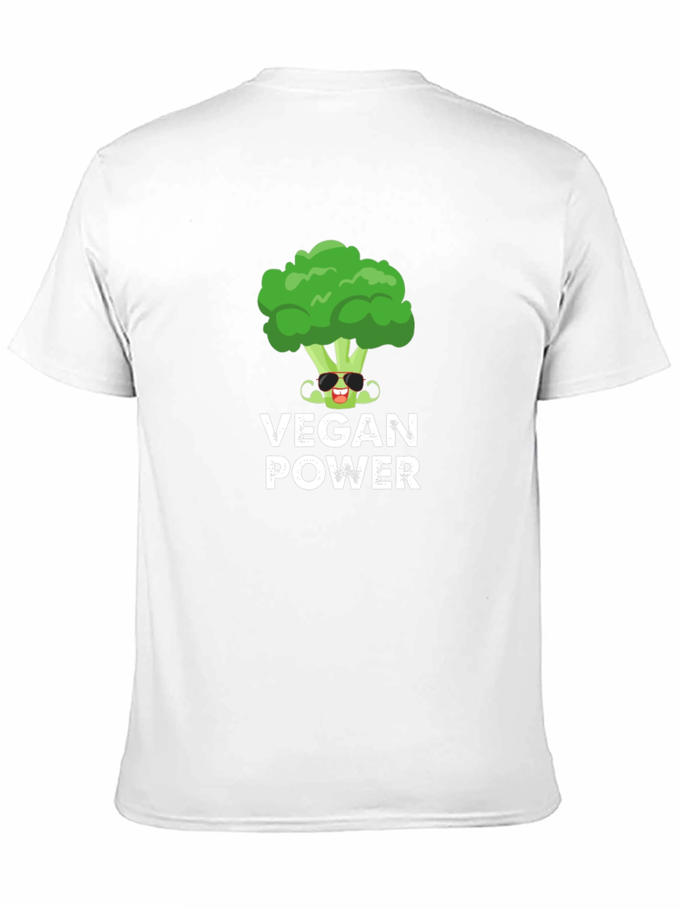 Vegan Power Broccoli Graphic T-Shirt