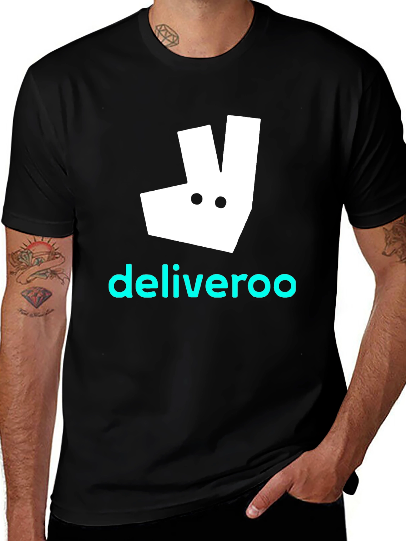 Deliveroo Logo T-Shirt - Cool & Casual